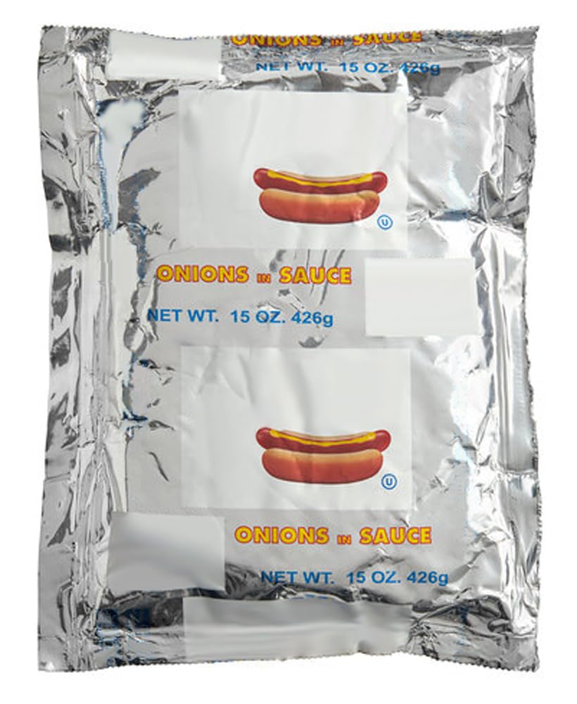 Pushcart Style Onions in Sauce (15 oz) & Sauerkraut Topping (16 oz) Combo - Authentic Hot Dog & Sausage Toppings for BBQ, Ballpark Snacks & Street Food