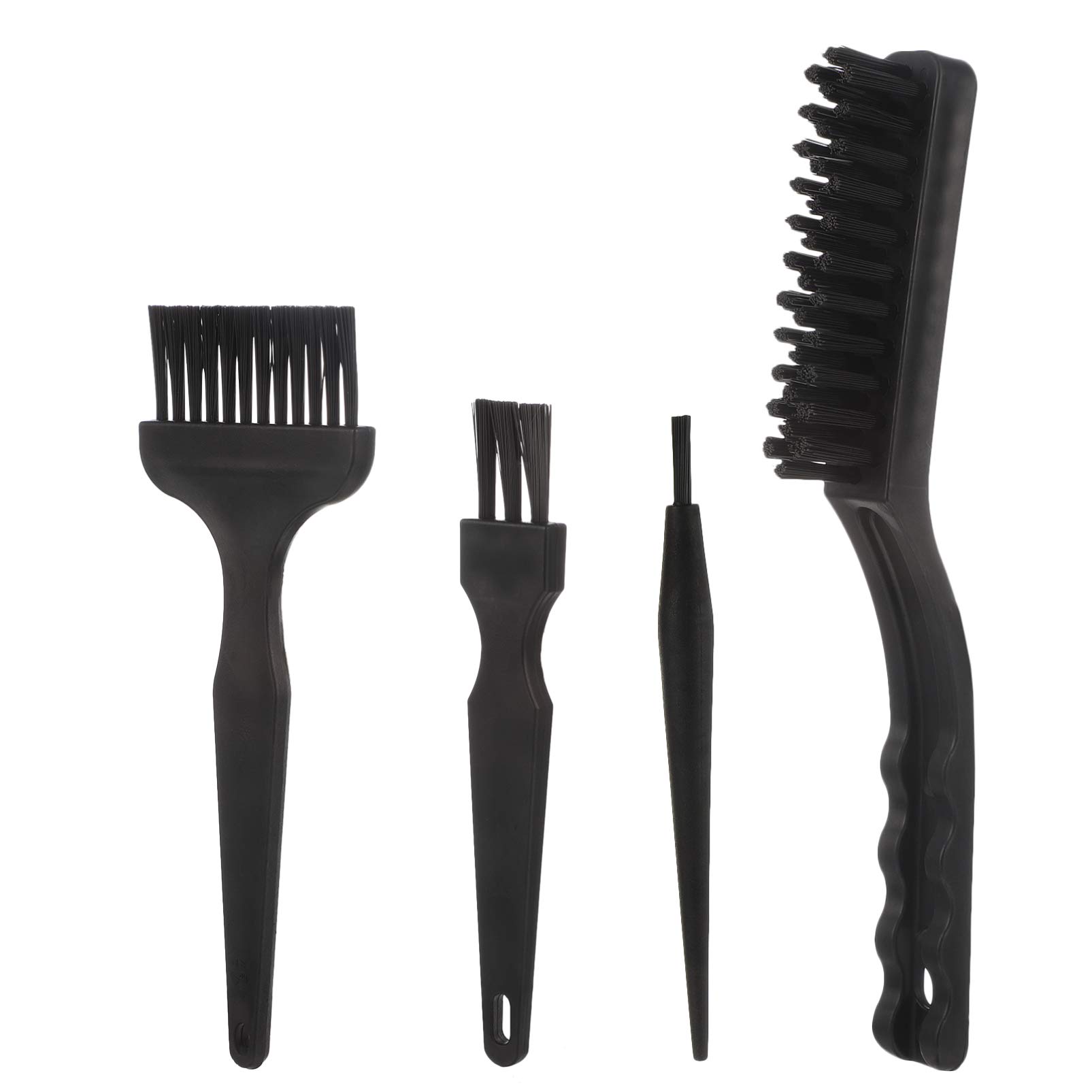 iBasenice 4-Pack Computer Cleaning Brush Set - Soft Bristle Keyboard Brush for Dust Removal, PCB Motherboard, Fans & Electronics Cleaning - Perfect for PC, Laptop, Gaming Keyboard & Office Equipment Maintenance