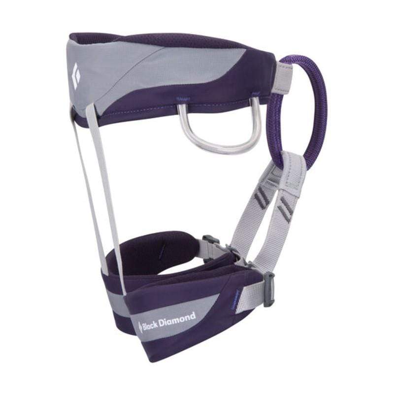 Black Diamond Wiz Kid Climbing Harness for Kids - Lightweight & Adjustable Youth Rock Climbing Gear - Perfect for Indoor Gym & Outdoor Adventures