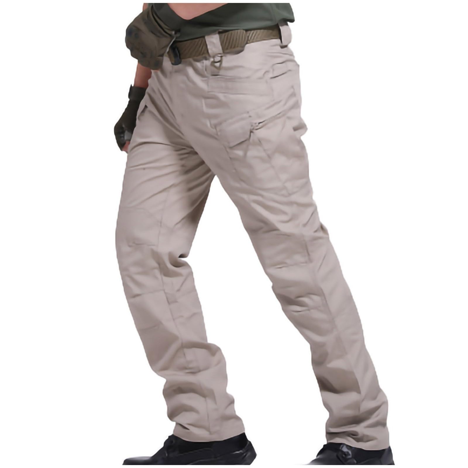 Men's Military Tactical Cargo Pants - Water Resistant, Relaxed Fit Outdoor Hiking Trousers - Army Combat Work Pants for Hiking, Camping & Outdoor Adventures