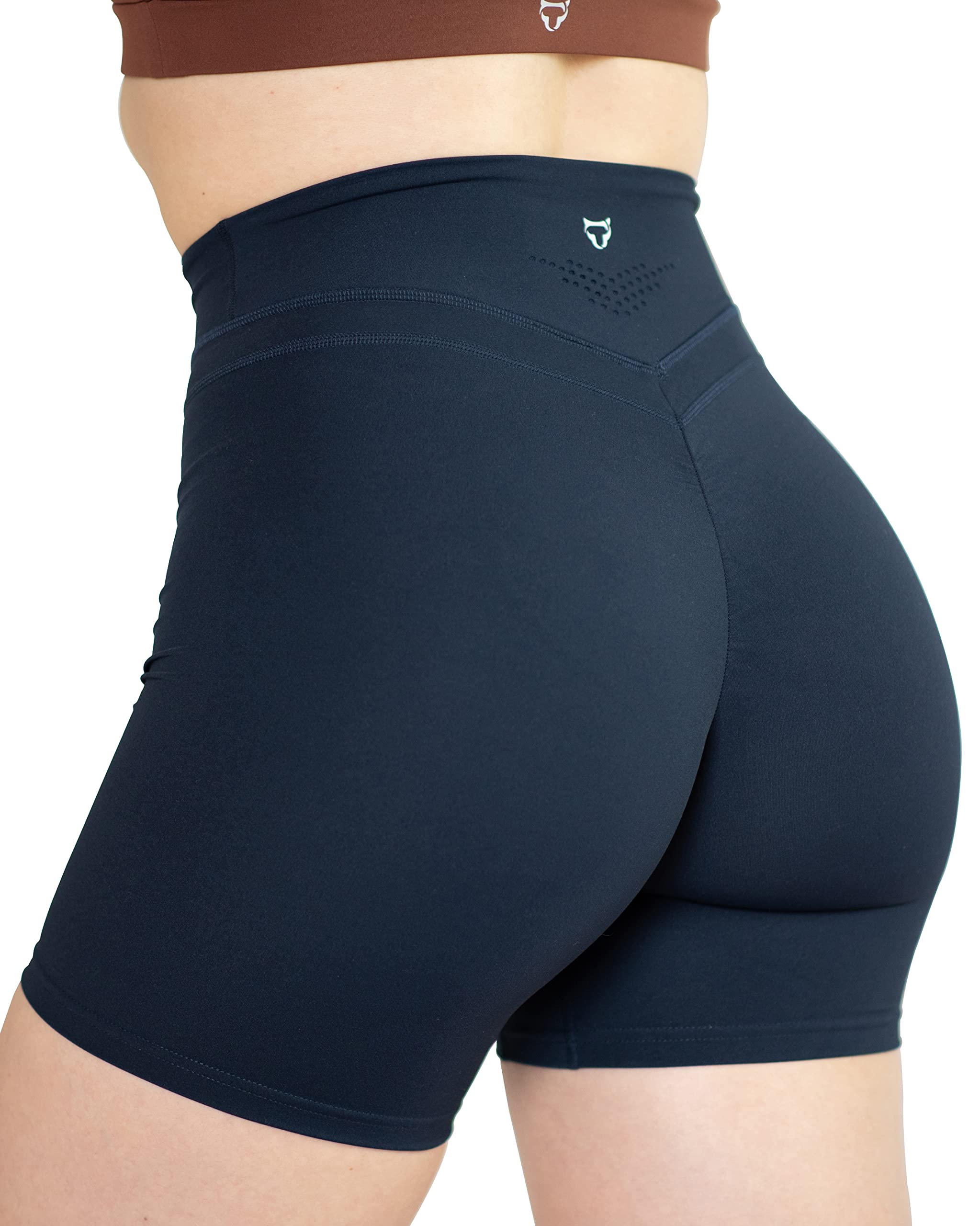 TomTiger High Waist Yoga Shorts for Women - Tummy Control Workout Biker Shorts with Butt Lifting Design, Breathable & Stretchy Exercise Tights - Perfect for Yoga, Gym, Running & Casual Wear