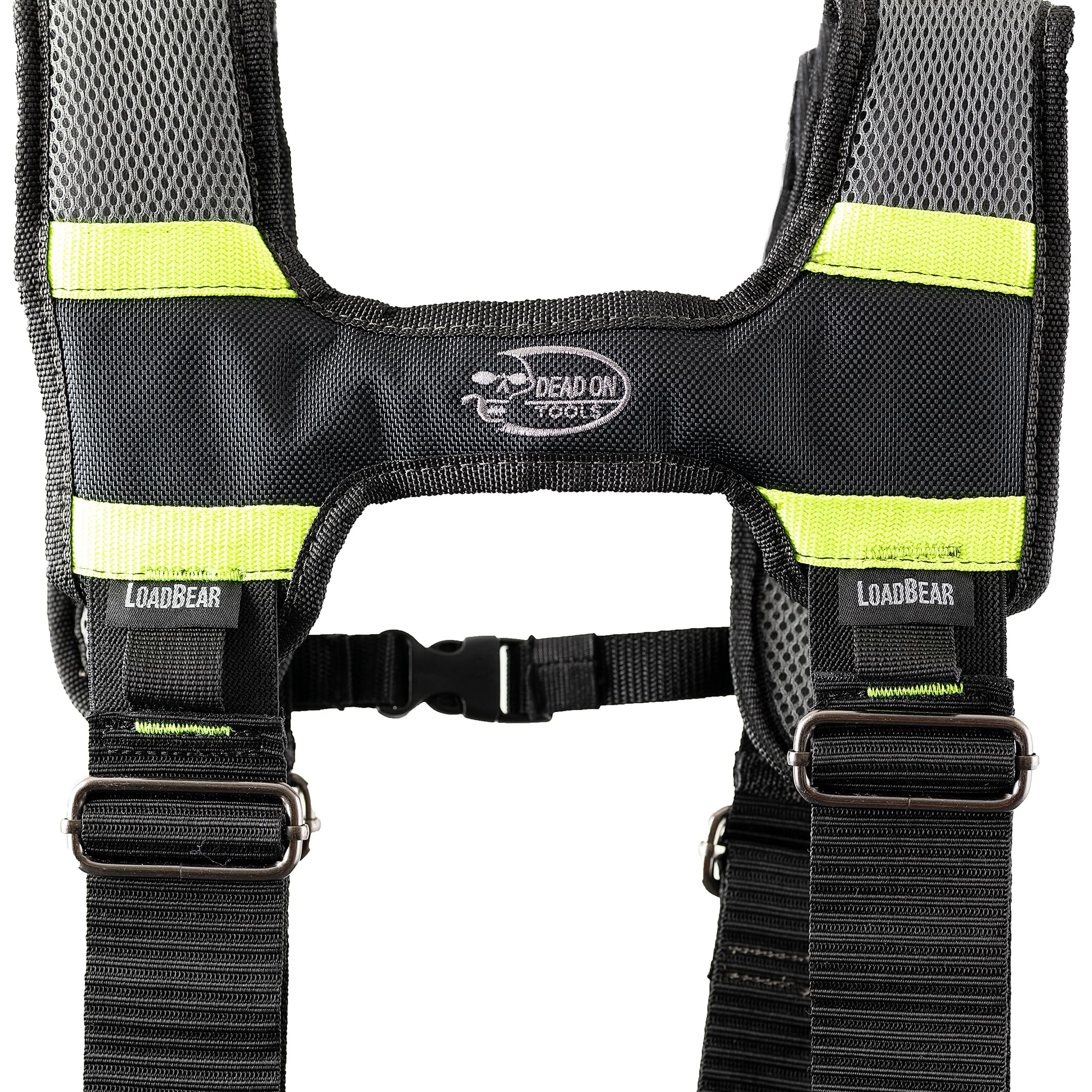 Dead On Tools - Heavy Duty 1680D Polyester Framer’s Tool Belt with Adjustable Suspenders (HDP369857), Black - Perfect for Construction, Carpentry & DIY Projects