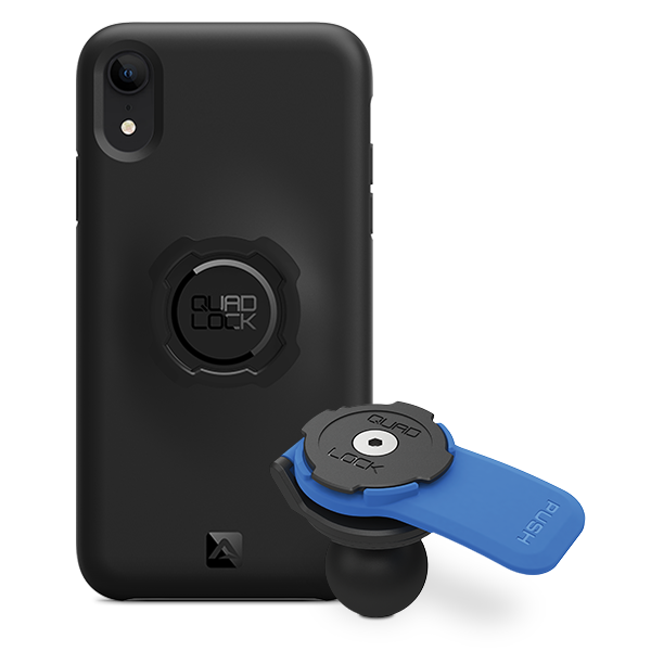 1 Ball Motorcycle Phone Mount Kit - Universal Adjustable Handlebar Holder for iPhone & Smartphones - Perfect for GPS Navigation & Hands-Free Riding
