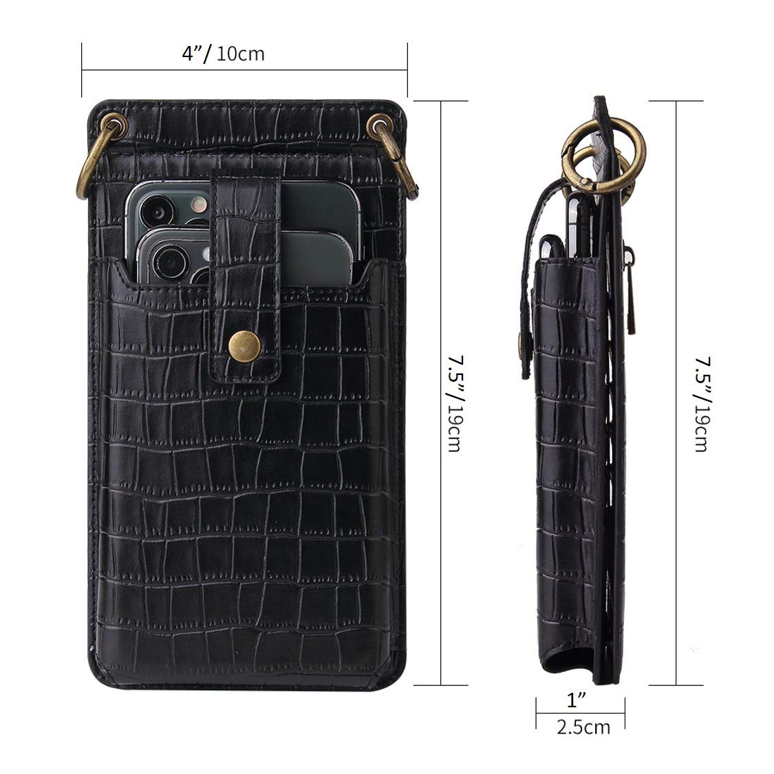 Stylish Crossbody Phone Bag for Women & Girls - Small Shoulder Purse with Card Holder & Wallet - Perfect for Travel, Shopping & Daily Use