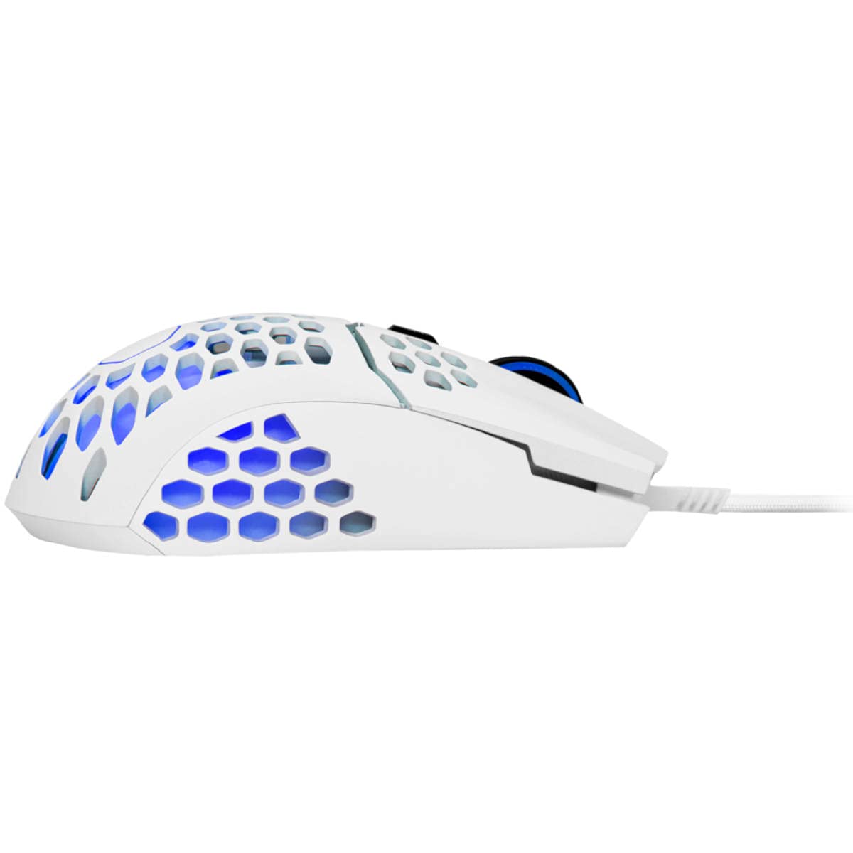 Cooler Master MM711 60G Matte White RGB Gaming Mouse - Lightweight Honeycomb Shell, Ultraweave Cable, Pixart 3389 16000 DPI Sensor | Perfect for FPS, MOBA & Esports Gaming