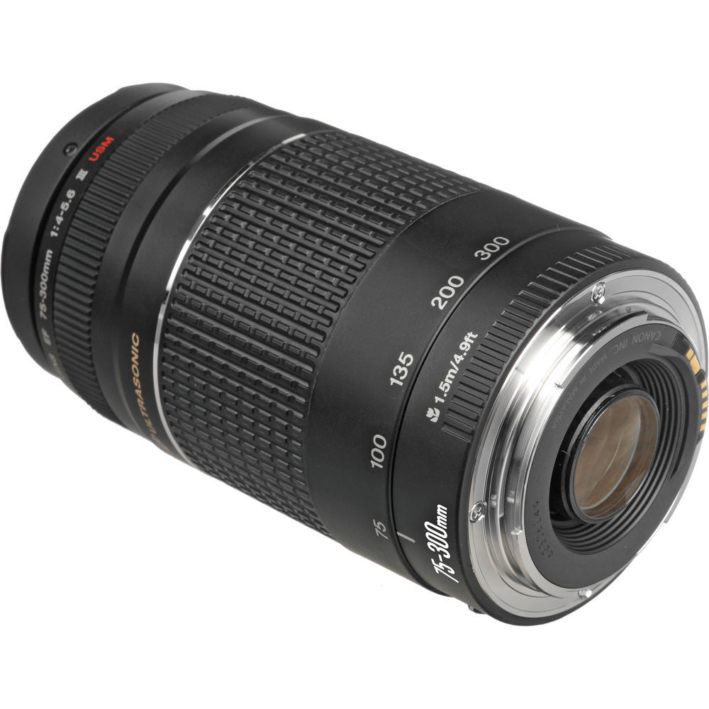 Canon EF 75-300mm f/4-5.6 III USM Telephoto Zoom Lens for DSLR Cameras - Perfect for Wildlife, Sports & Travel Photography