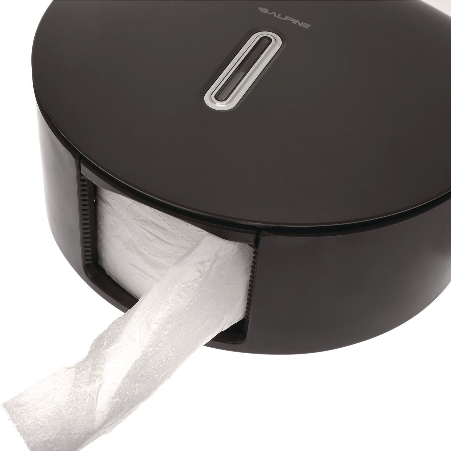 Alpine Industries Jumbo Toilet Paper Dispenser - Heavy Duty Plastic Roll Holder for Commercial & Home Use, 5.3