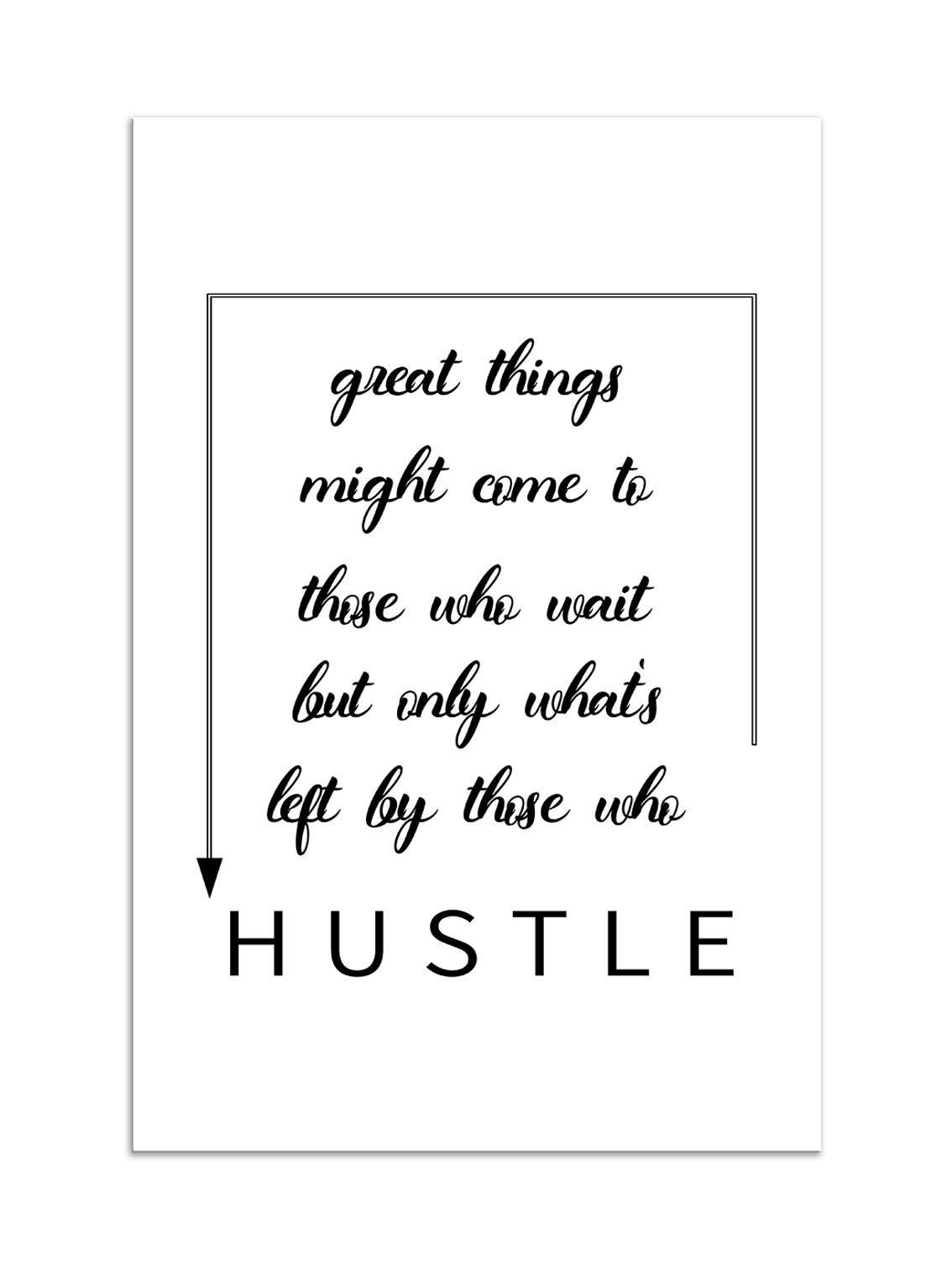 Inspirational Wall Art Canvas Print - Motivational Entrepreneur Quotes Poster for Office & Living Room Decor - Framed Ready to Hang - Perfect for Home Office, Workspace & Gift Giving