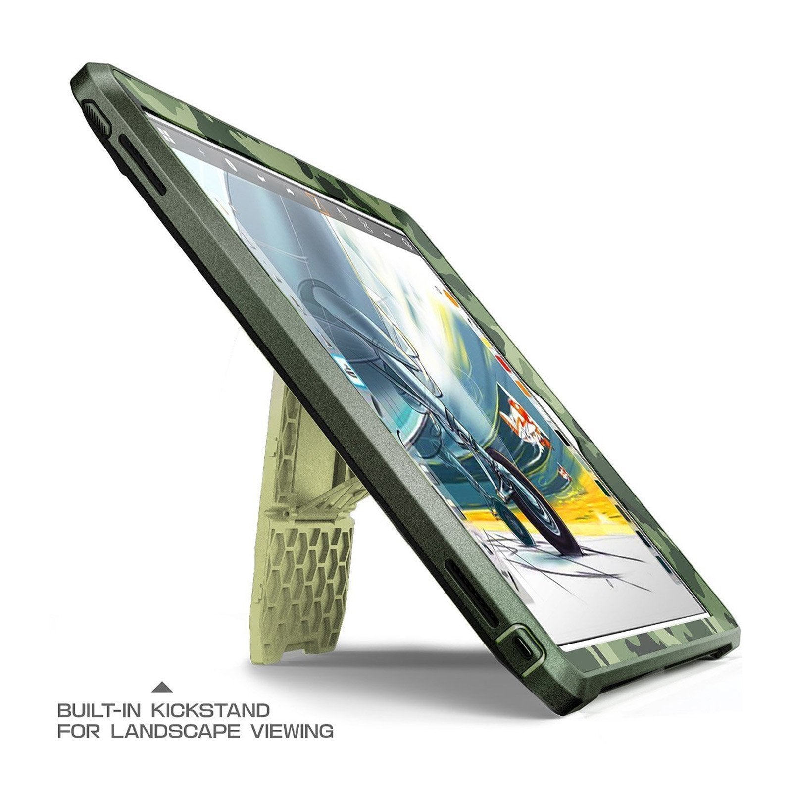iPad 9.7 Inch Unicorn Beetle Pro Full Body Protective Case - Shockproof & Drop Proof Cover for iPad 6th/5th Generation - Perfect for School, Work & Outdoor Use (Green)