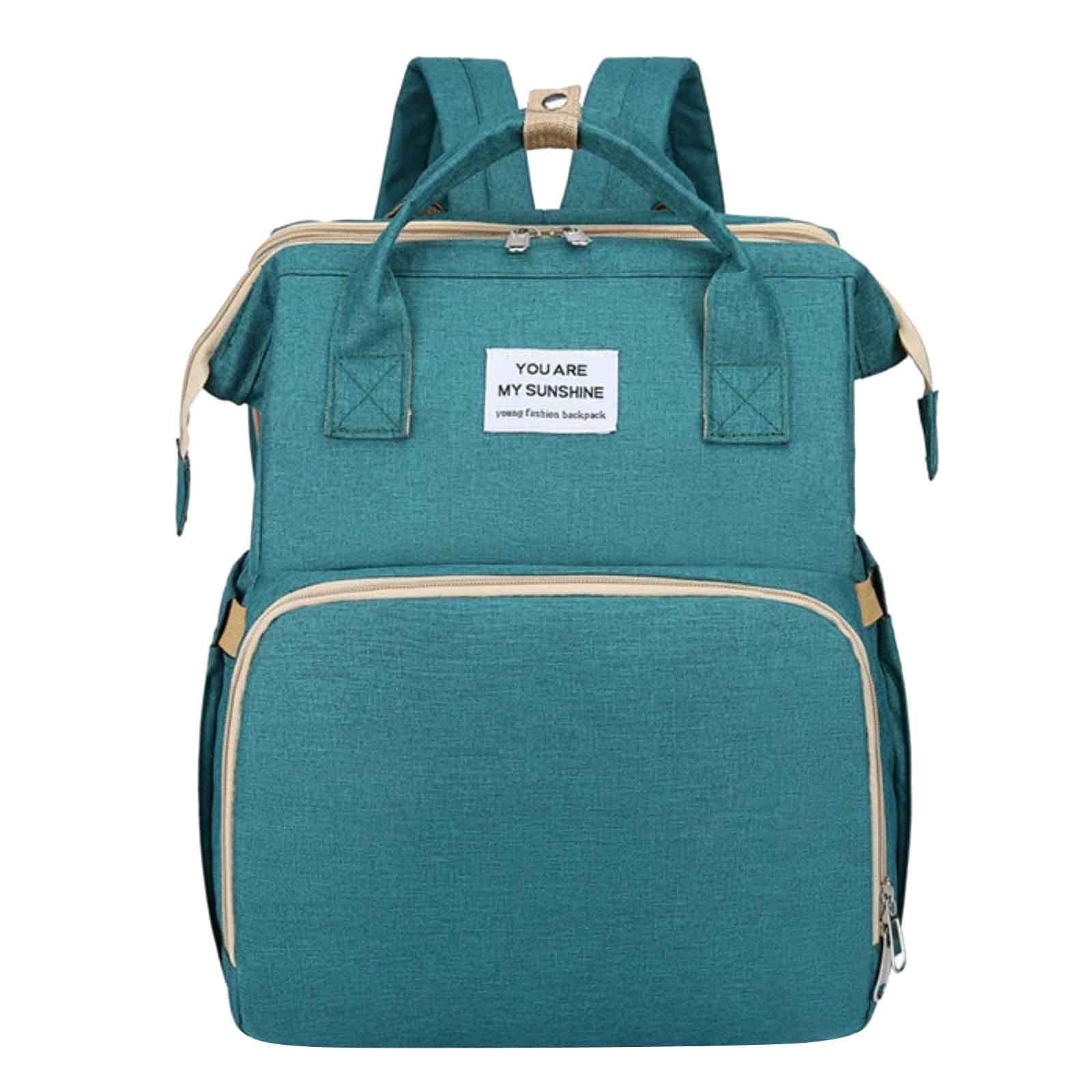 **Multifunctional Diaper Bag Backpack with Foldable Crib – Large Capacity Baby Travel Bag for New Moms | Portable, Comfortable & Stylish | Perfect for Travel, Outings & Daily Use**