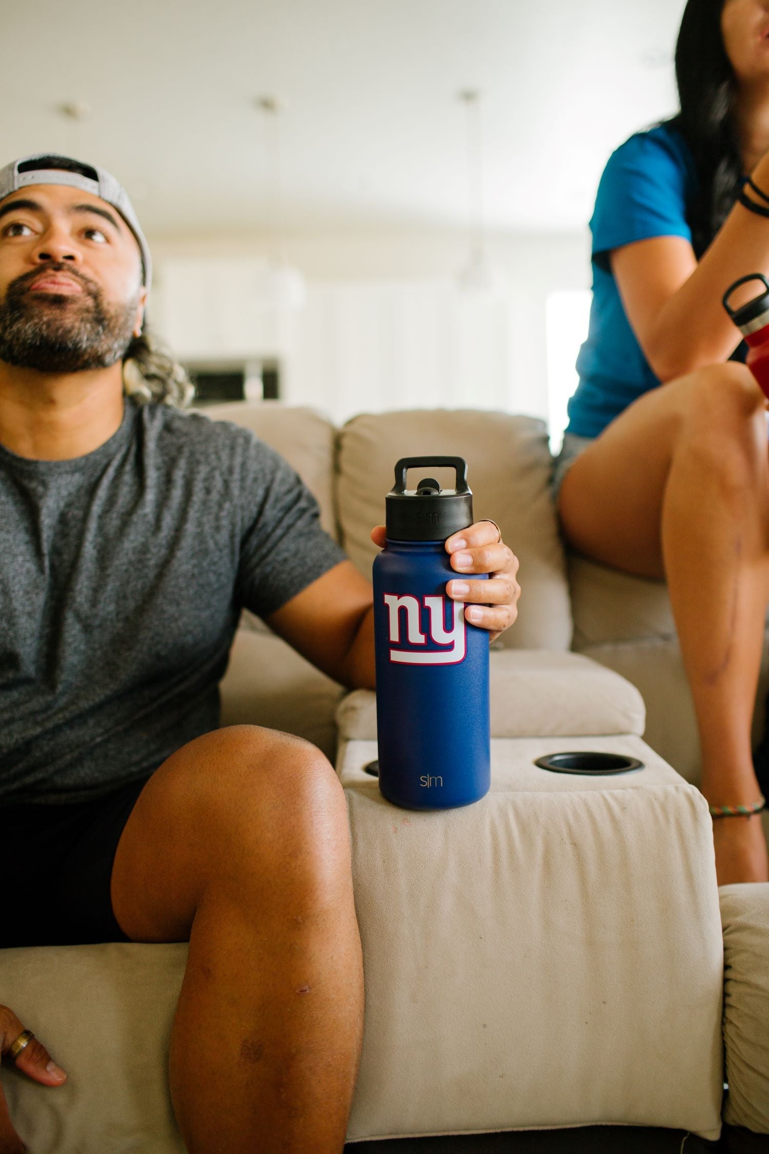 NFL Summit Insulated Stainless Steel Water Bottle with Straw Lid - 24oz Leakproof Thermos for Sports, Gym & Outdoor Activities