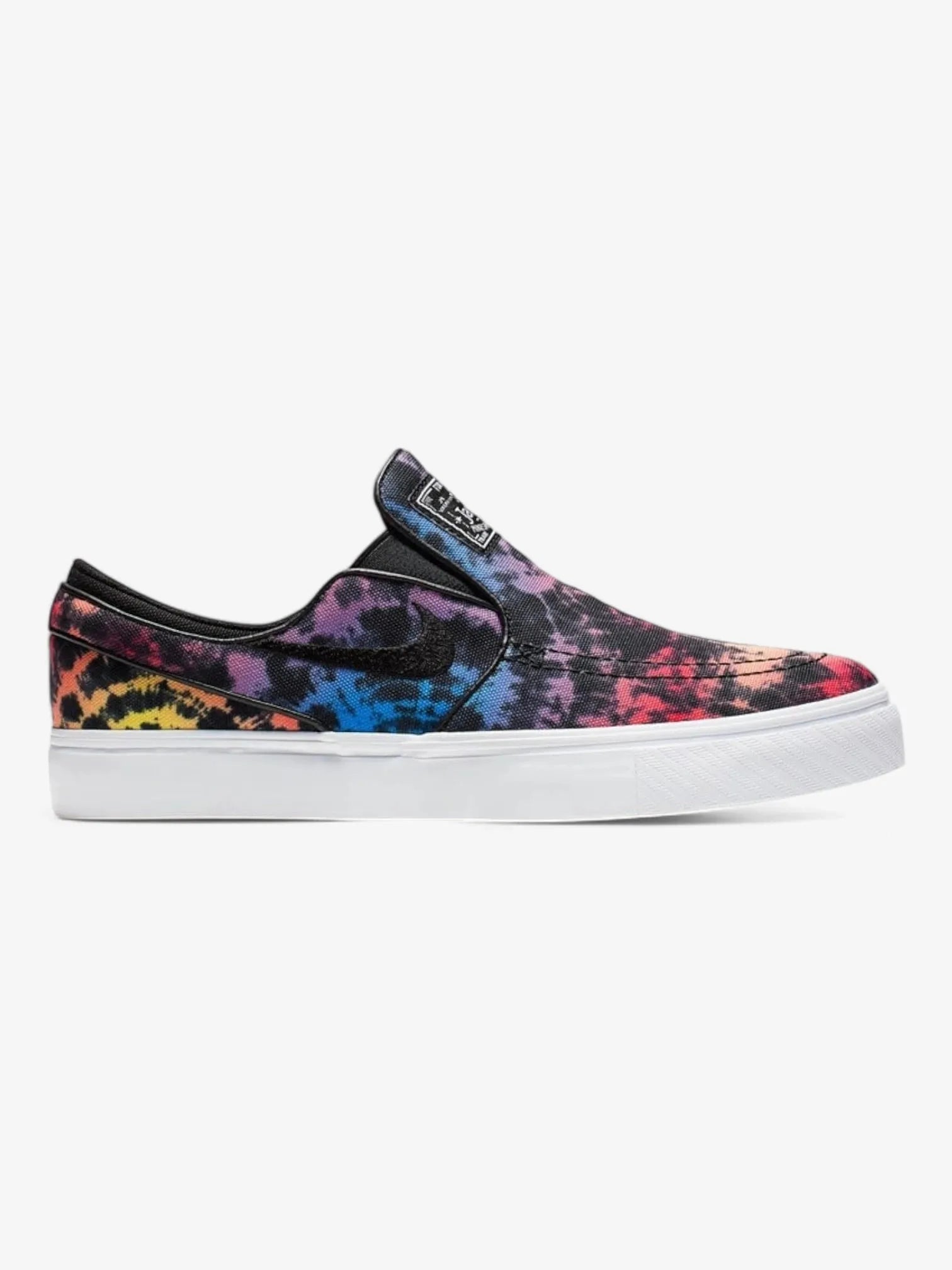 Nike Stefan Janoski Slip-On Skate Shoes for Men - Black Batik Print | Comfortable & Durable Sneakers for Skateboarding, Casual Wear & Street Fashion
