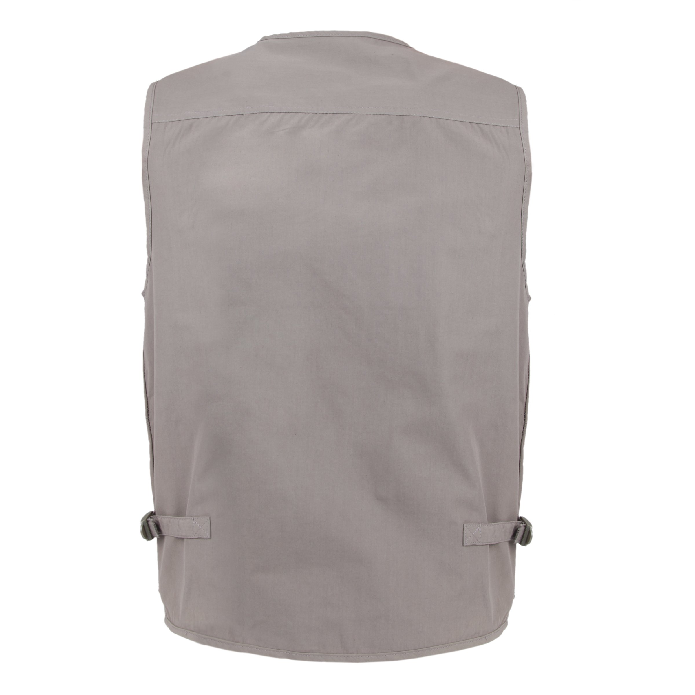 Men's Lightweight Poplin Fishing Vest with Multiple Pockets - Outdoor Travel, Sports & Work Utility Vest for Hiking, Camping & Hunting Accessories Storage