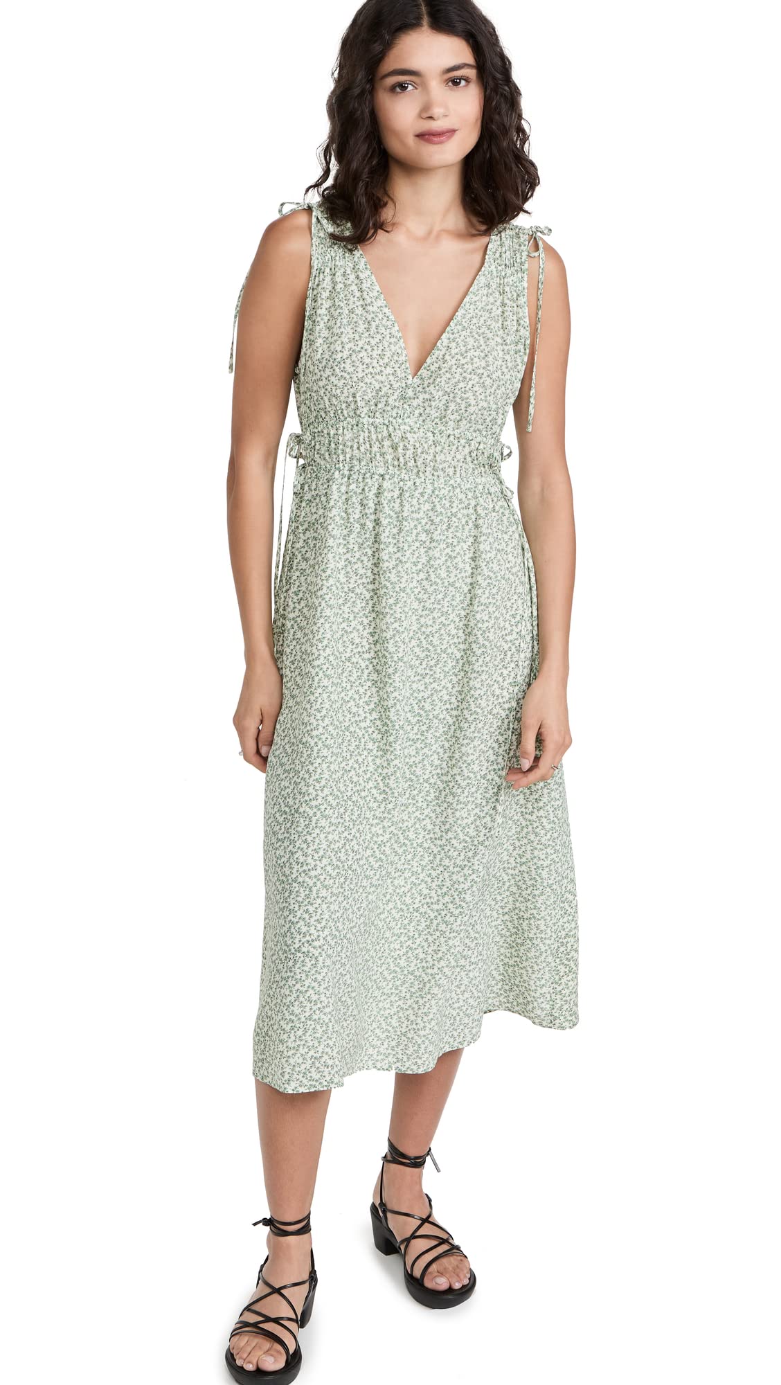 Rails Women's Constantine Floral Dress - Elegant Summer Flowy Maxi Dress with V-Neck & Pockets | Perfect for Beach Vacations, Weddings & Date Nights