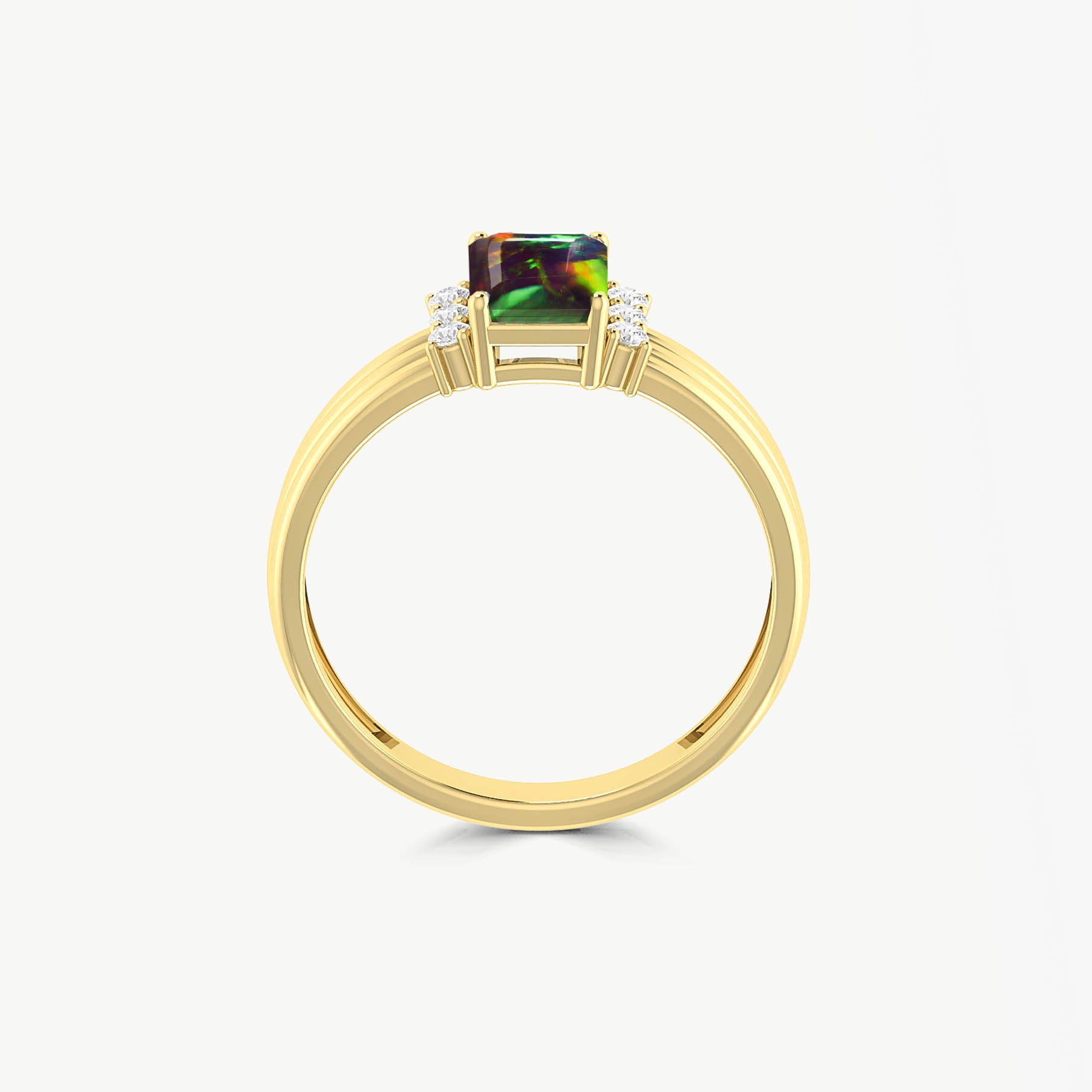 Black Opal Gemstone Ring for Women - Elegant Handmade Jewelry Gift for Her - Perfect for Birthdays, Anniversaries & Special Occasions