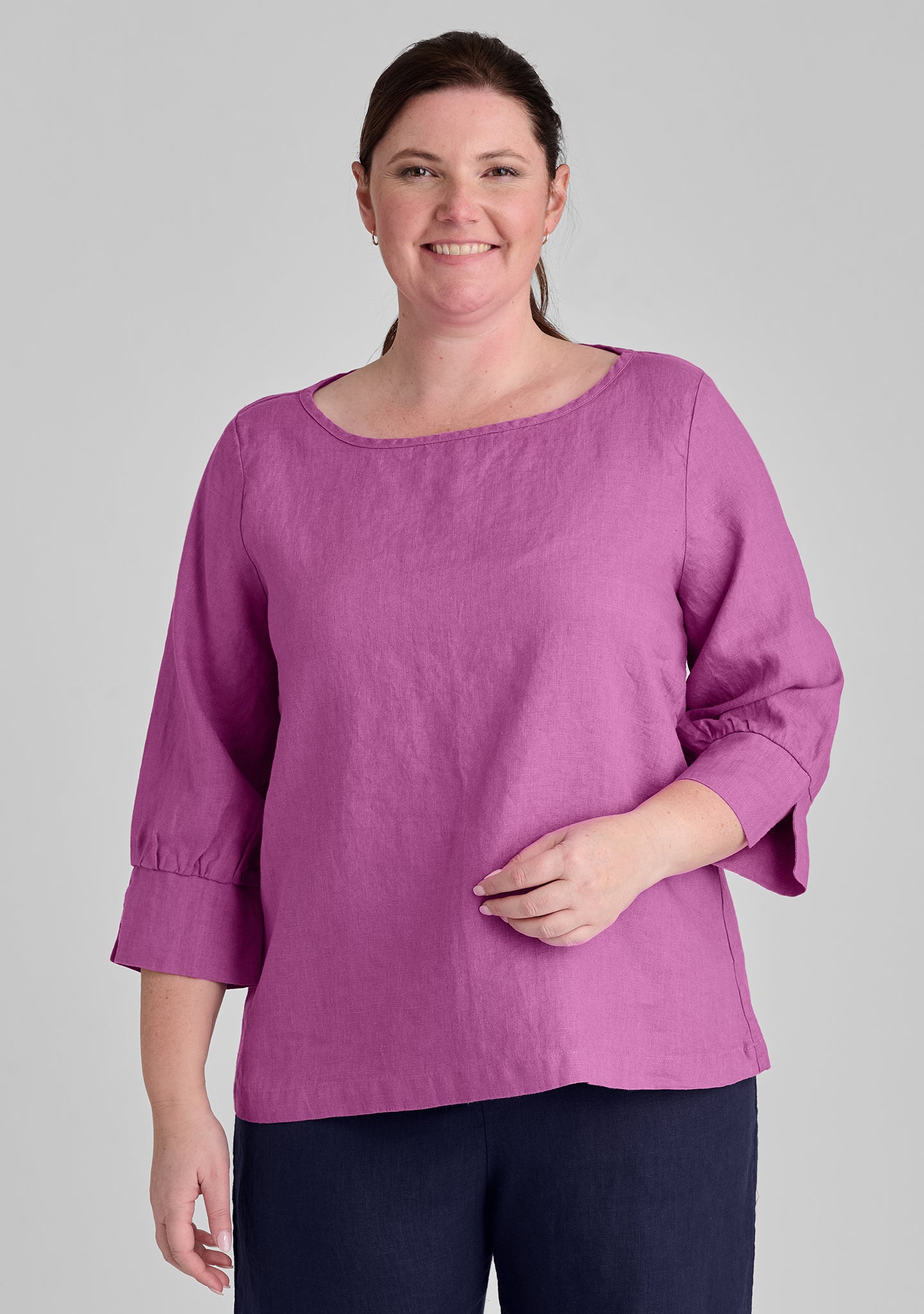 Stylish Women's Linen Shirt - Breathable Summer Blouse for Casual Outfits & Beach Vacations | Perfect for Office Wear, Weekend Outings & Tropical Getaways