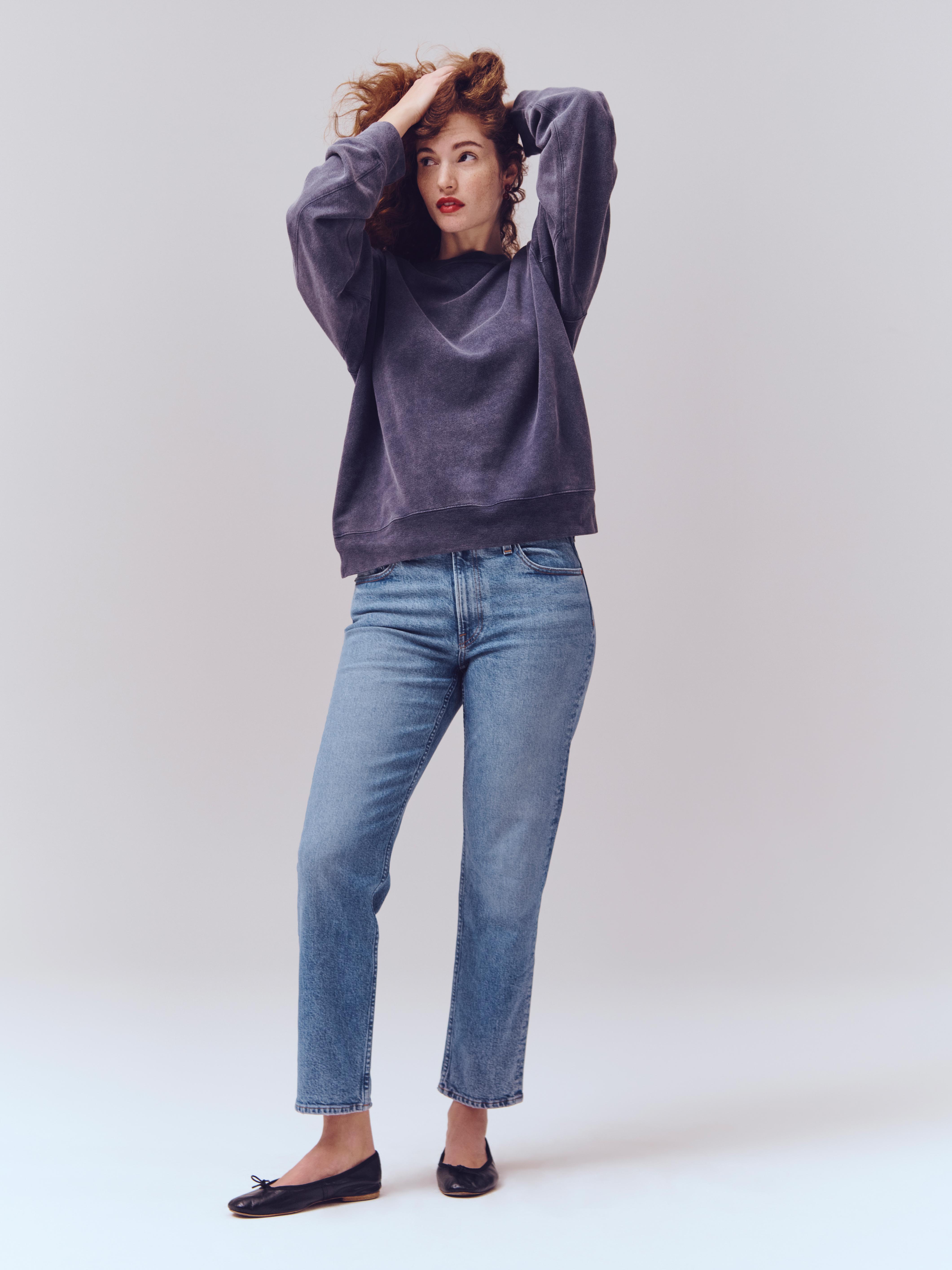 Amber Mid Rise Slim Jeans for Women - Stretchy Skinny Denim Pants, Comfortable & Flattering Fit - Perfect for Casual Wear, Office, and Night Out