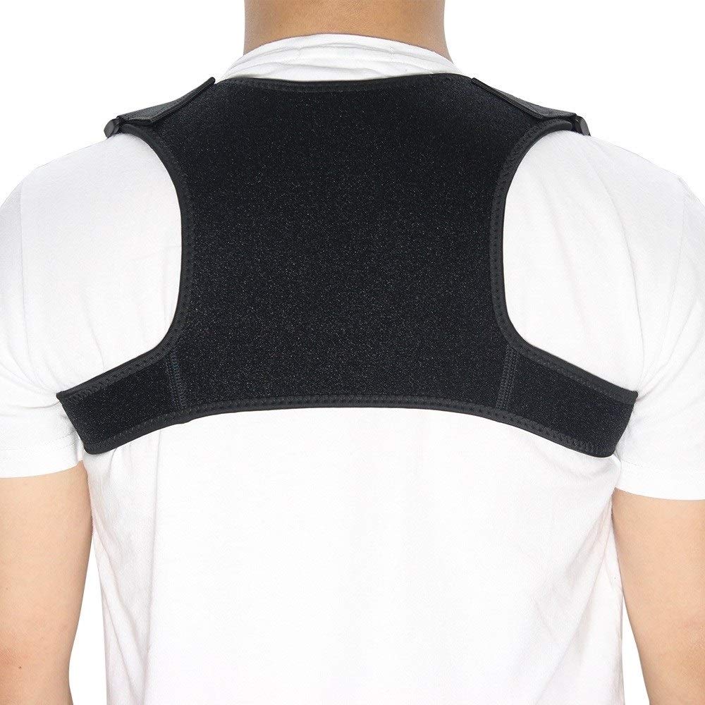 Posture Corrector for Men & Women - Adjustable Back Support Belt with Shoulder Straps, Spine Alignment & Pain Relief - Ideal for Office, Driving & Daily Use