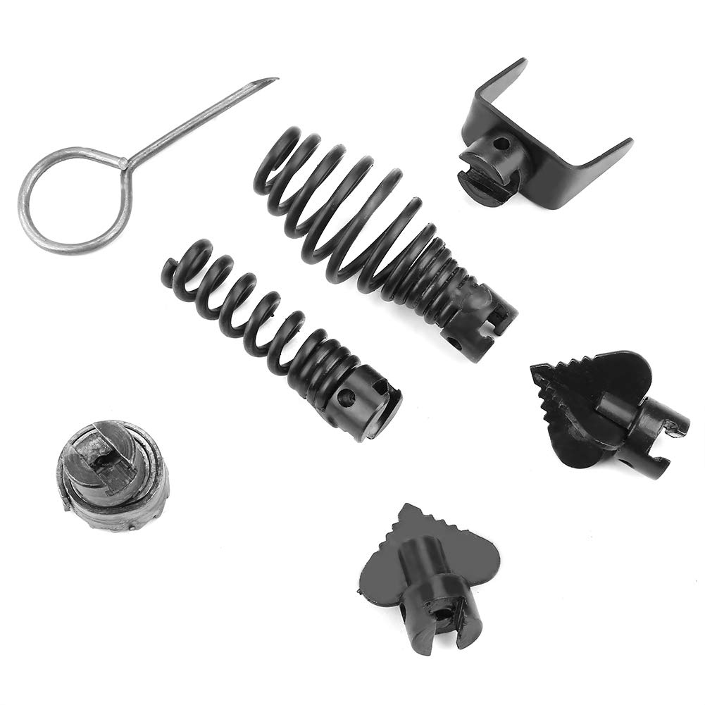 **Drain Cleaner Cutter Head Set - Heavy Duty Pipeline Drain Snake Auger Attachment for Sewer & Drain Cleaning (Ideal for Home, Commercial & Industrial Plumbing Maintenance)**