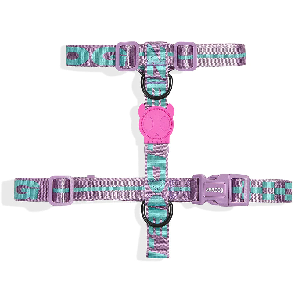 Zee.Dog Aura H Harness for Dogs - Adjustable & Reflective Pet Harness for Small, Medium & Large Breeds - Perfect for Walking, Running & Outdoor Adventures