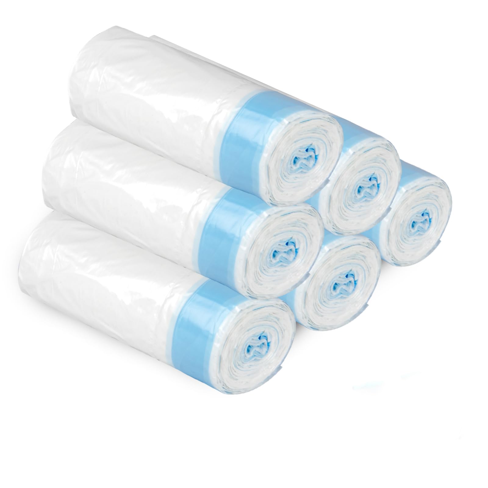 Premium Cat Litter Box Liners - 120 Pack Drawstring Litter Bags for Self-Cleaning Boxes | 5.5 Gallon (26.5