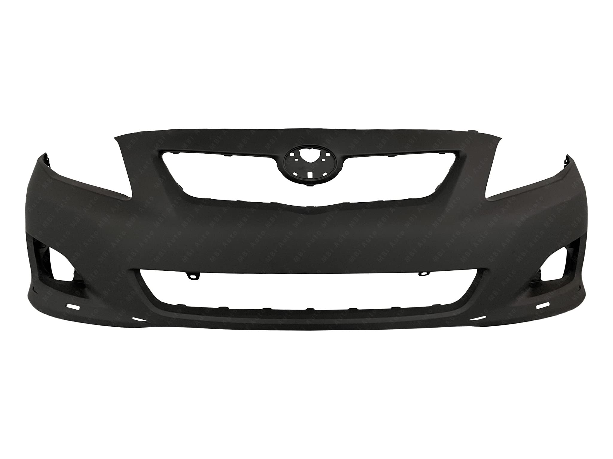 Primered Front Bumper Cover Fascia for 2009-2010 Toyota Corolla Sedan 4-Door S/XRS Models - TO1000342 | Perfect Fit Replacement for Accident Repair & Car Restoration Projects