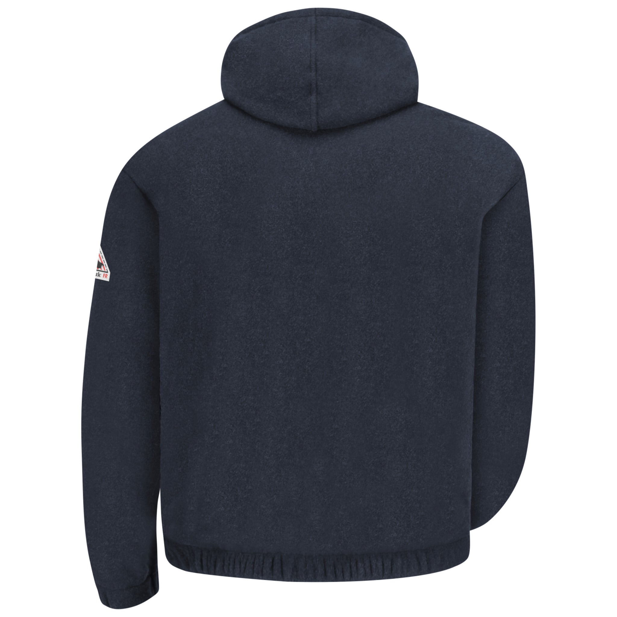 Bulwark FR Men's SMH6 Flame Resistant Fleece Zip Hoodie - CAT 2, Brushed Fleece, Full-Zip, Adjustable Hood, Durable & Comfortable (Sizes S-3XL) | Perfect for Construction, Oilfield & Industrial Workwear