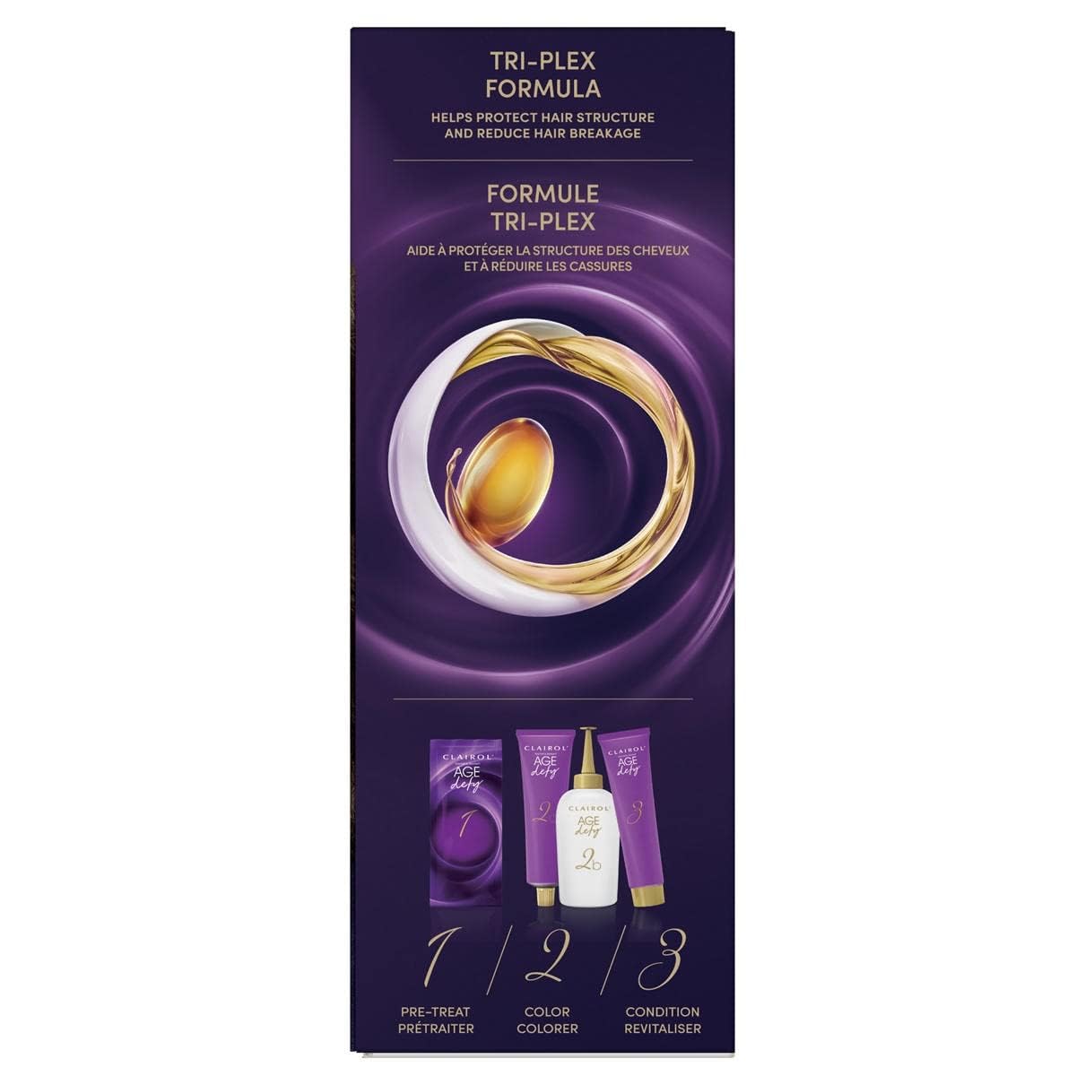 Clairol Age Defy Permanent Hair Dye - 5 Medium Brown Hair Color for Gray Coverage & Natural Look (1 Pack) - Perfect for At-Home Hair Coloring & Touch-Ups