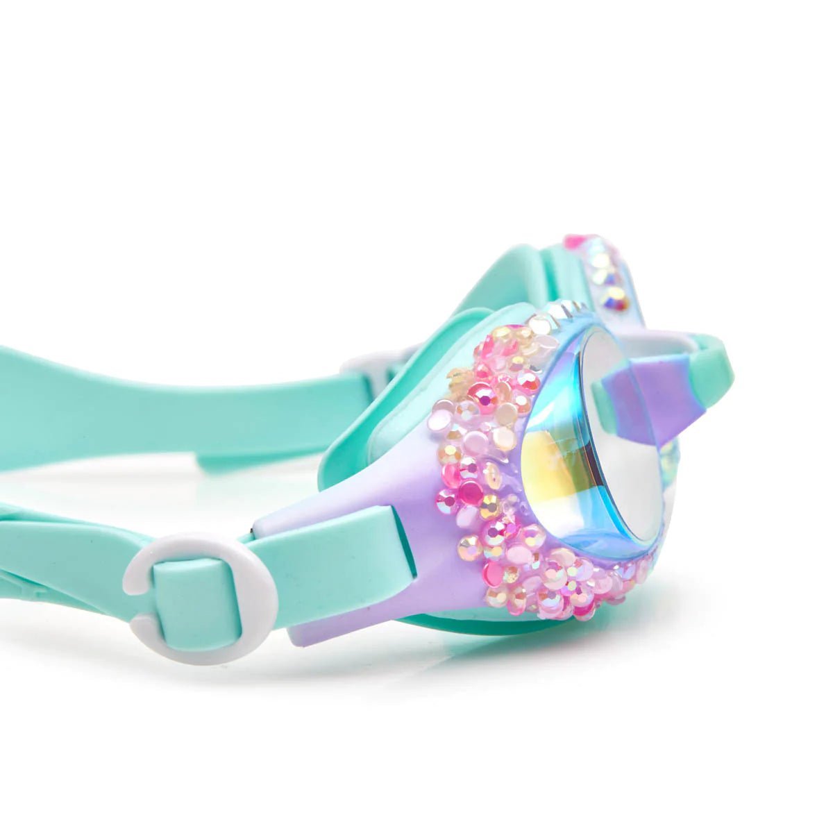 SEABREEZE SEQUIN MERMAID CLASSIC SWIM GOGGLES for Women & Girls - Waterproof UV Protection Swimming Goggles for Pool, Beach, and Competitive Swimming