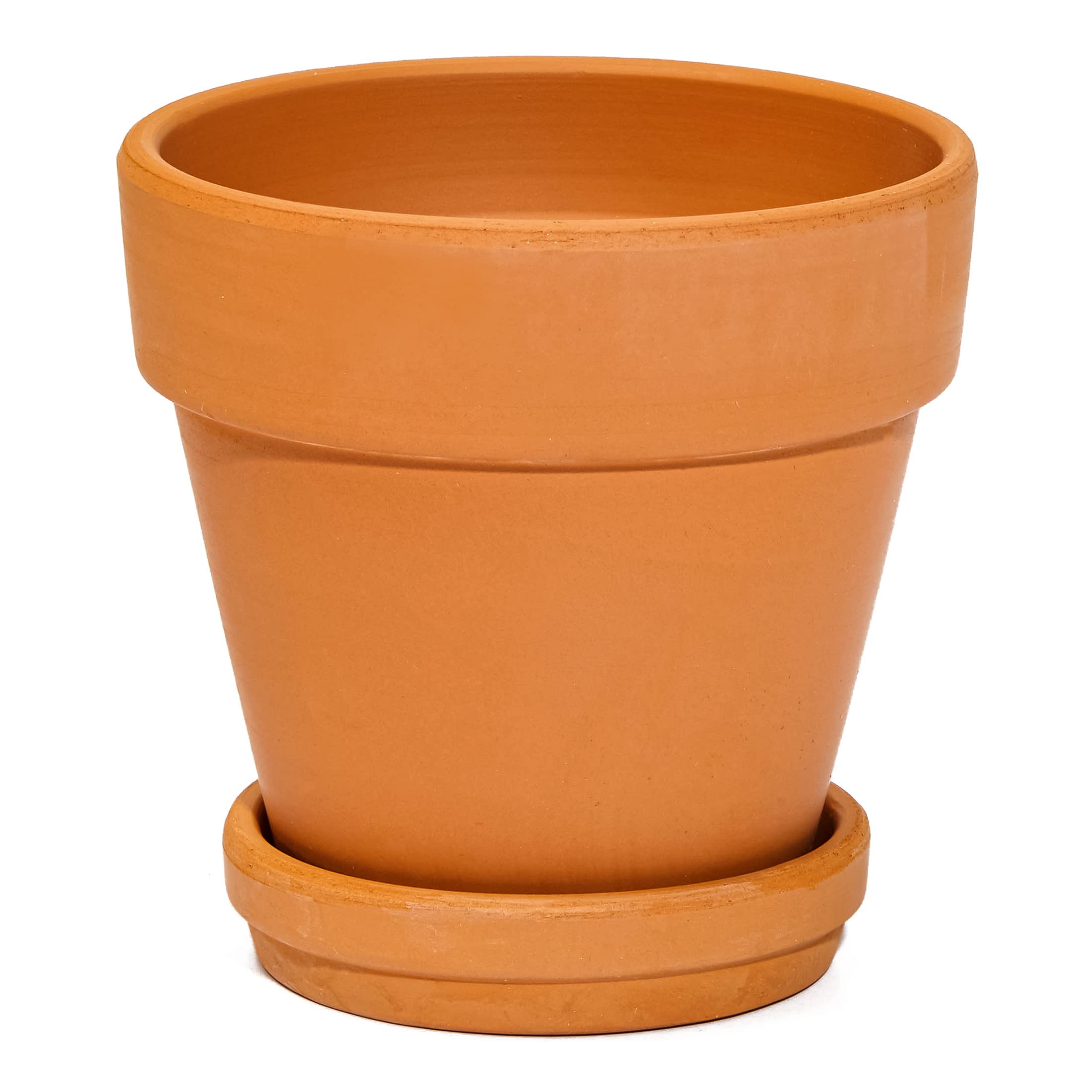 Juvale 4-inch Small Terracotta Pots (6-Pack) with Saucers & Drainage Holes - Clay Planters for Succulents, Flowers, Herbs - Perfect for Indoor Windowsills, Outdoor Gardens & Home Decor