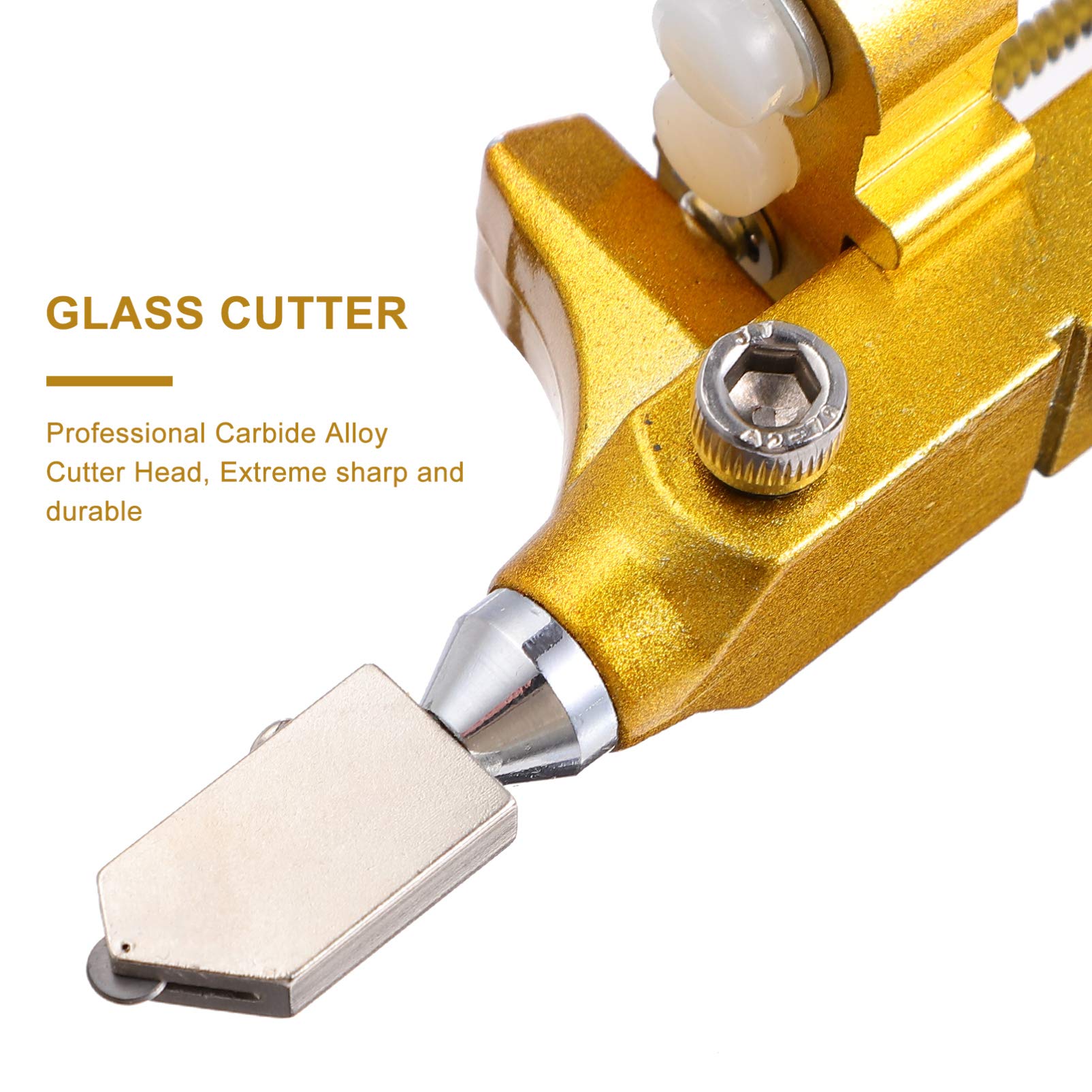 1 Set Manual Tile Cutter - Alloy Diamond Glass & Ceramic Tile Cutting Tool for Windows, Floors, DIY Projects - Hand Tool for Precise Partitioning & Smooth Cuts