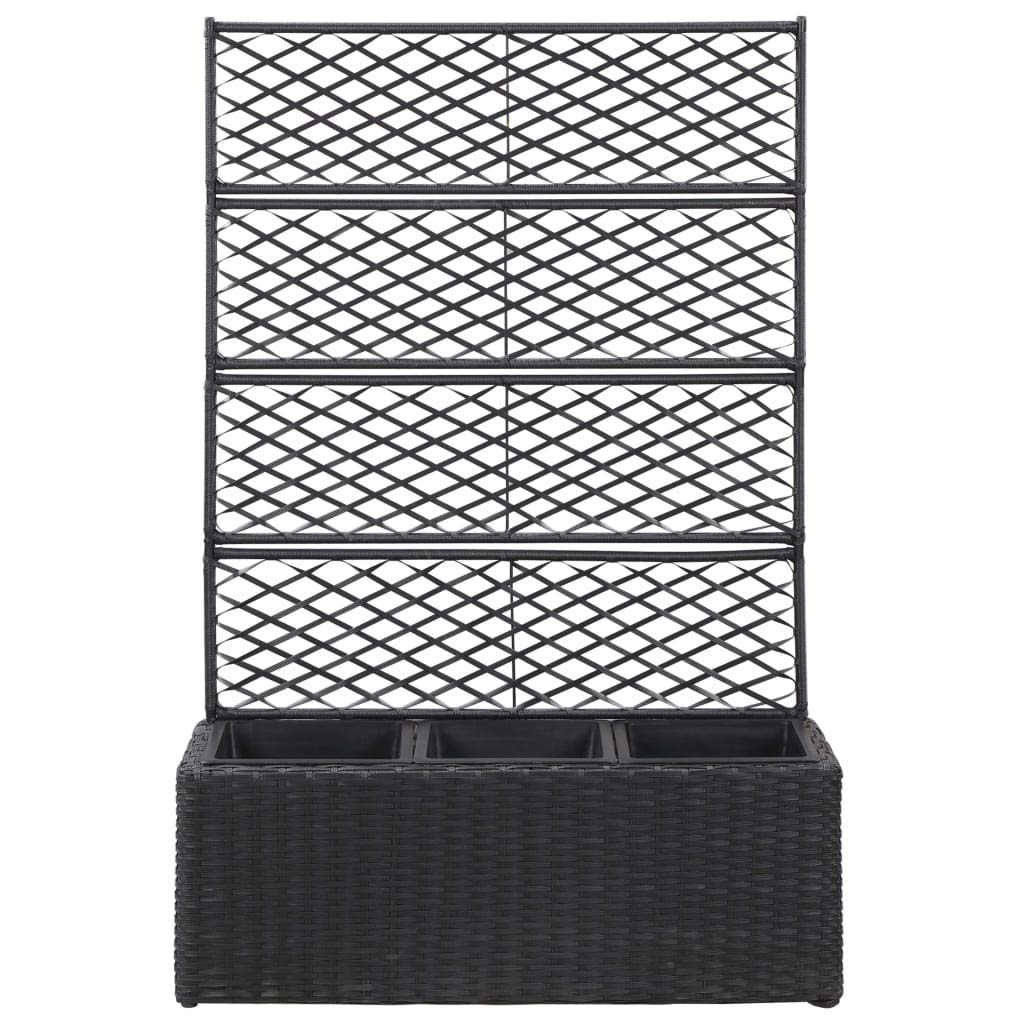 GOTOTOP Raised Garden Bed Planter with 3 Removable Pots - Elevated Outdoor Flower & Vegetable Planter Box for Patio, Balcony, Backyard Gardening - Durable & Practical Gardening Solution