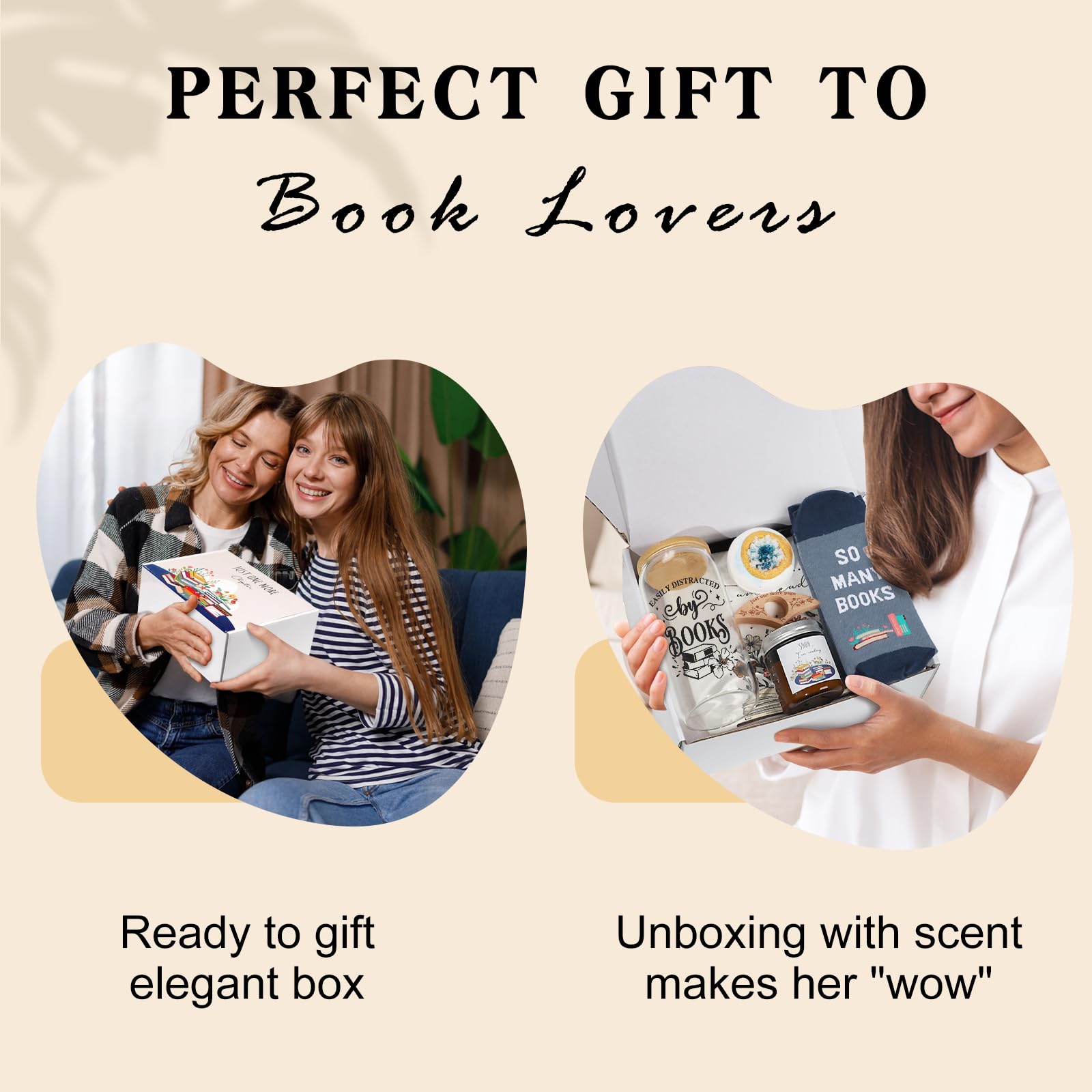 6 PCS Book Lovers Gift Set for Women & Girls - Perfect for Readers, Librarians & Bookworms - Thoughtful Birthday Gifts for Book Enthusiasts - Ideal for Book Clubs, Reading Nooks & Literary-Themed Parties