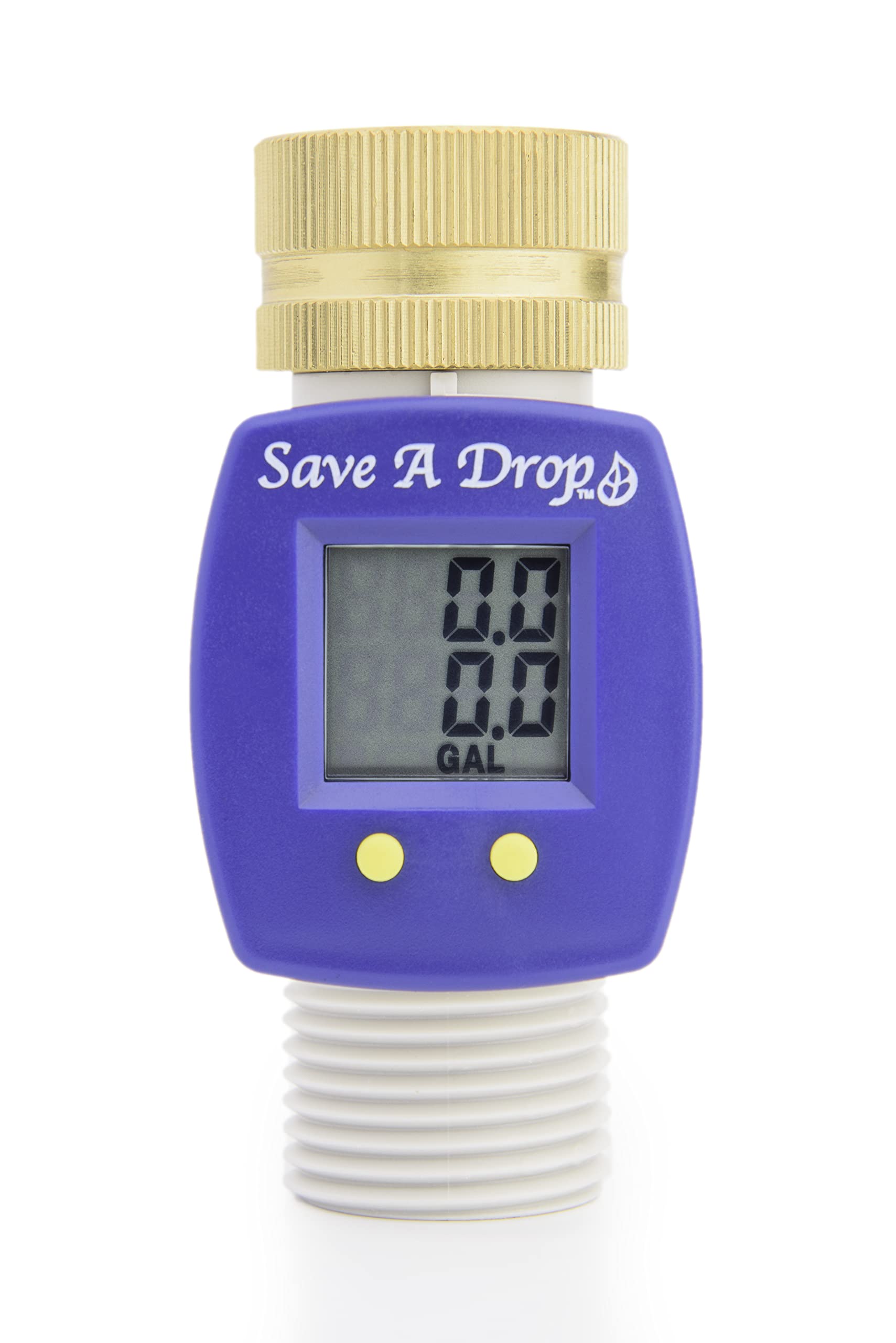 P3 Water Flow Meter with Heavy Duty Brass Swivel | Accurate Gallon Measurement for Outdoor Garden Hoses | Perfect for Camping, RV & Water Conservation | Monitor Usage for Lawns, Gardens & Irrigation Systems