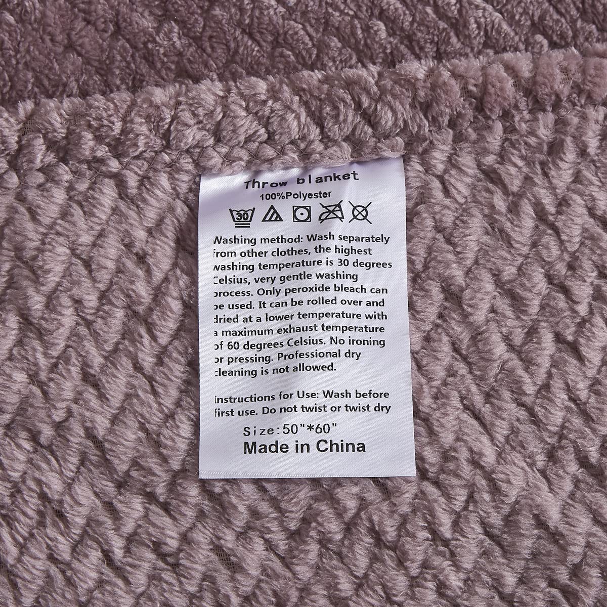COCOPLAY W Soft & Cozy Throw Blanket for Couch, Bed & Sofa - 60