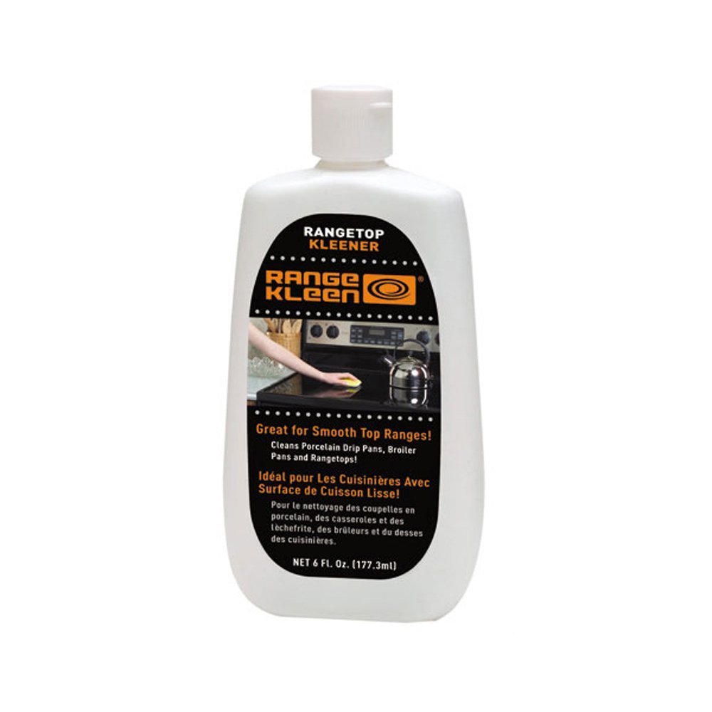 Range Kleen 1289-681 6-Ounce Glass & Ceramic Cooktop Cleaner - Removes Stains & Restores Shine - Perfect for Electric Stoves, Induction Cooktops & Glass Oven Doors