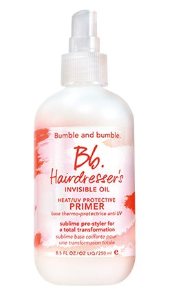 Bumble and Bumble Hairdresser's Invisible Oil Primer 8.5 oz - Heat Protectant & Shine Serum for Frizz Control & Smoothing - Perfect for Styling, Blowouts & Daily Hair Care
