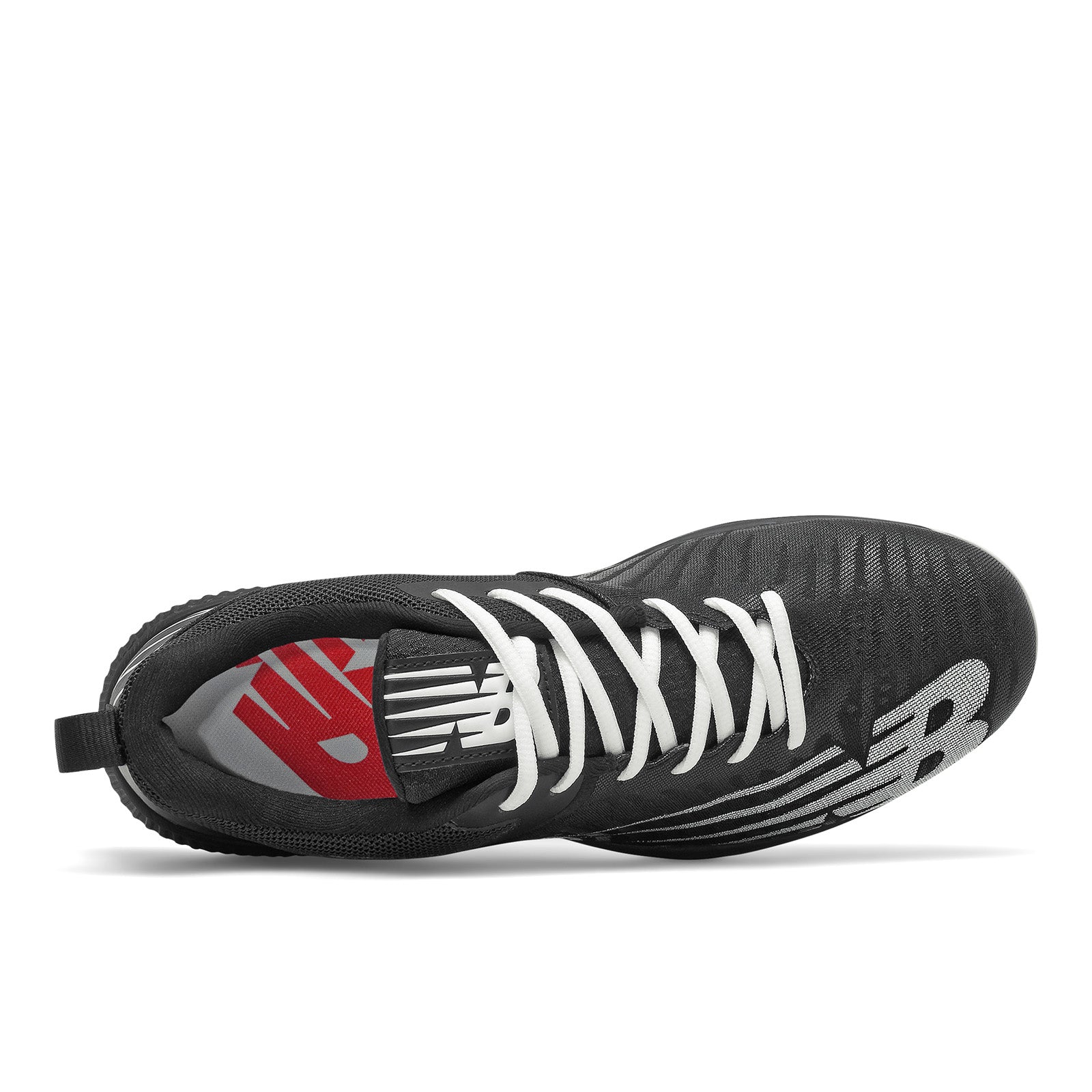 New Balance FuelCell 4040v6 Black & White Low Metal Cleats for Men - Lightweight Soccer Cleats with Enhanced Traction for Football & Turf Games