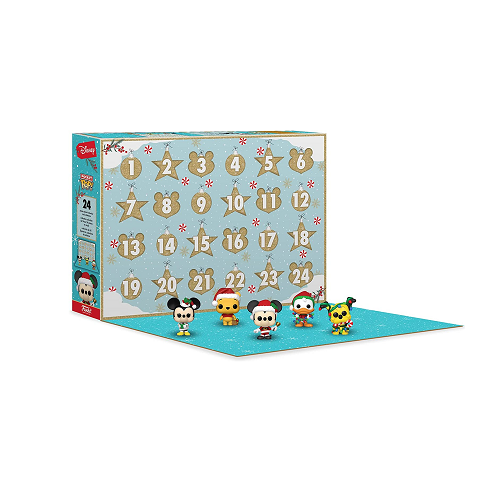 Funko Pocket Pop! Disney 2022 Advent Calendar - 24 Mini Collectible Figures for Christmas Countdown, Holiday Decor & Disney Fan Gifts