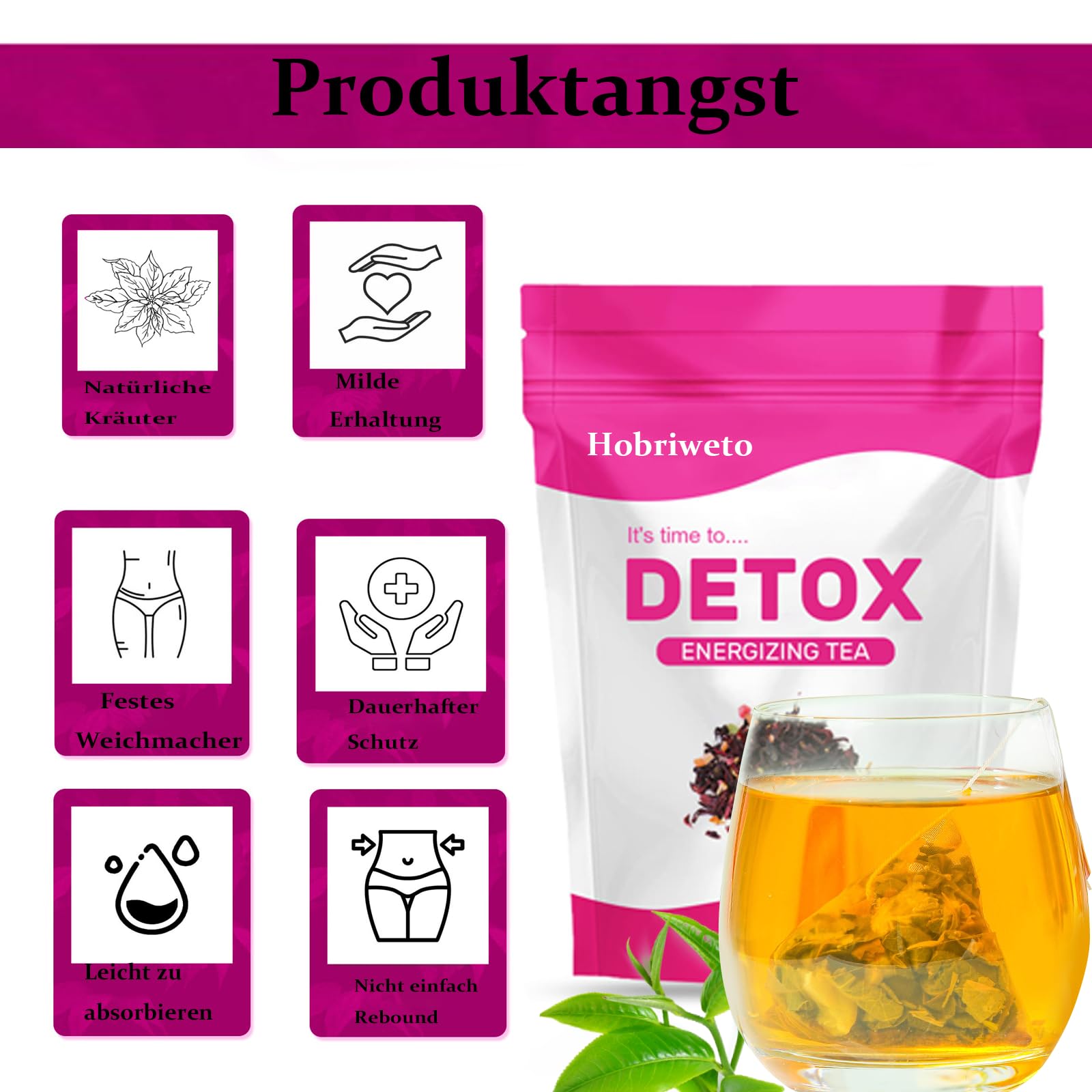 Natural Weight Loss Tea - 28 Day Detox Slimming Tea for Gentle Detoxification & Fat Burning | Improves Digestion & Boosts Energy | Healthy Body Shaping Tea for Daily Wellness Routine