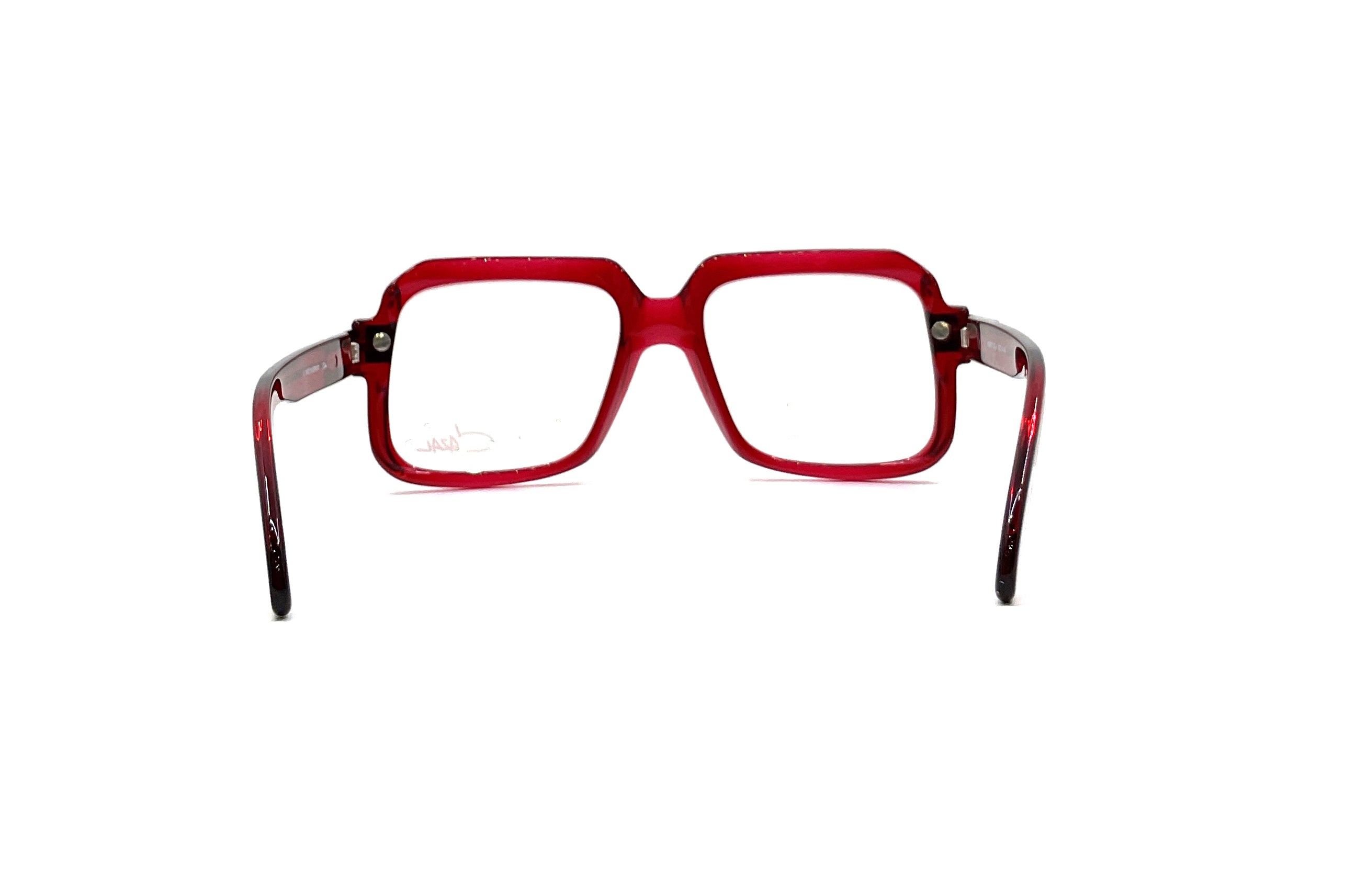Cazal 607 Sunglasses - Classic Retro Aviator Style with UV Protection (Red) - Perfect for Driving, Travel & Outdoor Activities