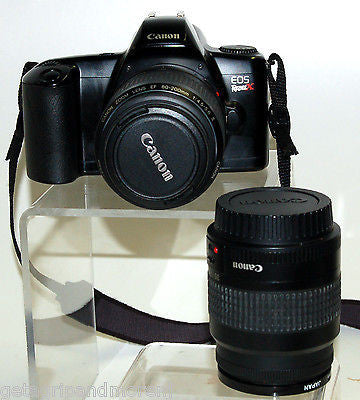 Canon EOS Rebel X 35mm Film Camera with Two Lenses - Excellent Condition - Perfect for Vintage Photography & Film Enthusiasts