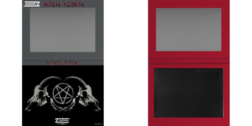Custom Extra Large Z Palette - Magnetic Makeup Palette for Eyeshadows & Blush - Perfect for Professional Makeup Artists & Travel