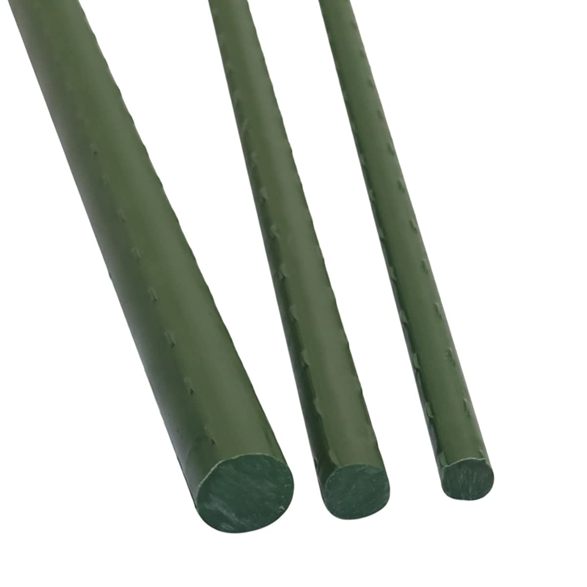 Jweemax 8/11/16mm Climbing Plant Support Sticks - 18 Pack Plastic Coated Steel Flower Stand for Vines, Roses, Tomatoes | Perfect for Garden Trellis, Indoor Potted Plants & Outdoor Vegetable Support