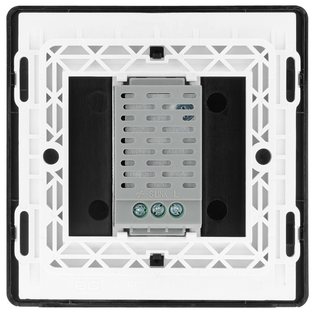 BG Evolve Satin Brass 1G Master Touch Dimmer Switch PCDSBTDM1B - Smart Lighting Control for Home & Office Decor