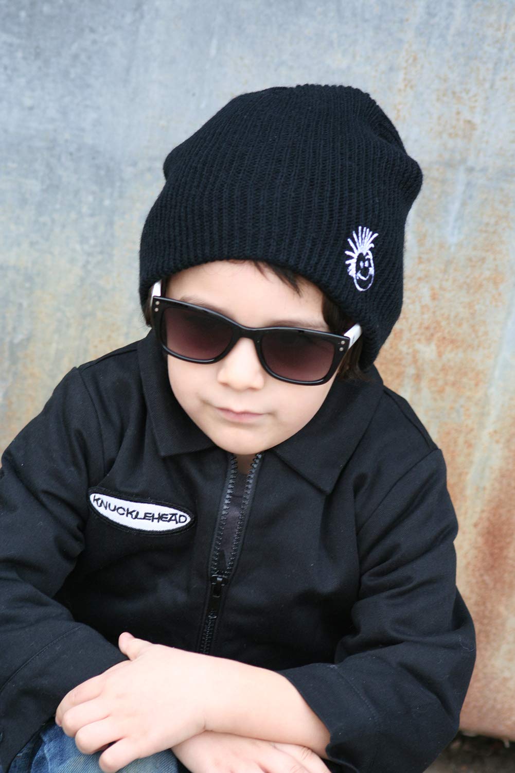 Adorable Baby Boy's Striped Beanie Hat - Soft & Warm Knit Cap for Newborns & Toddlers - Perfect for Winter, Photos & Outdoor Adventures