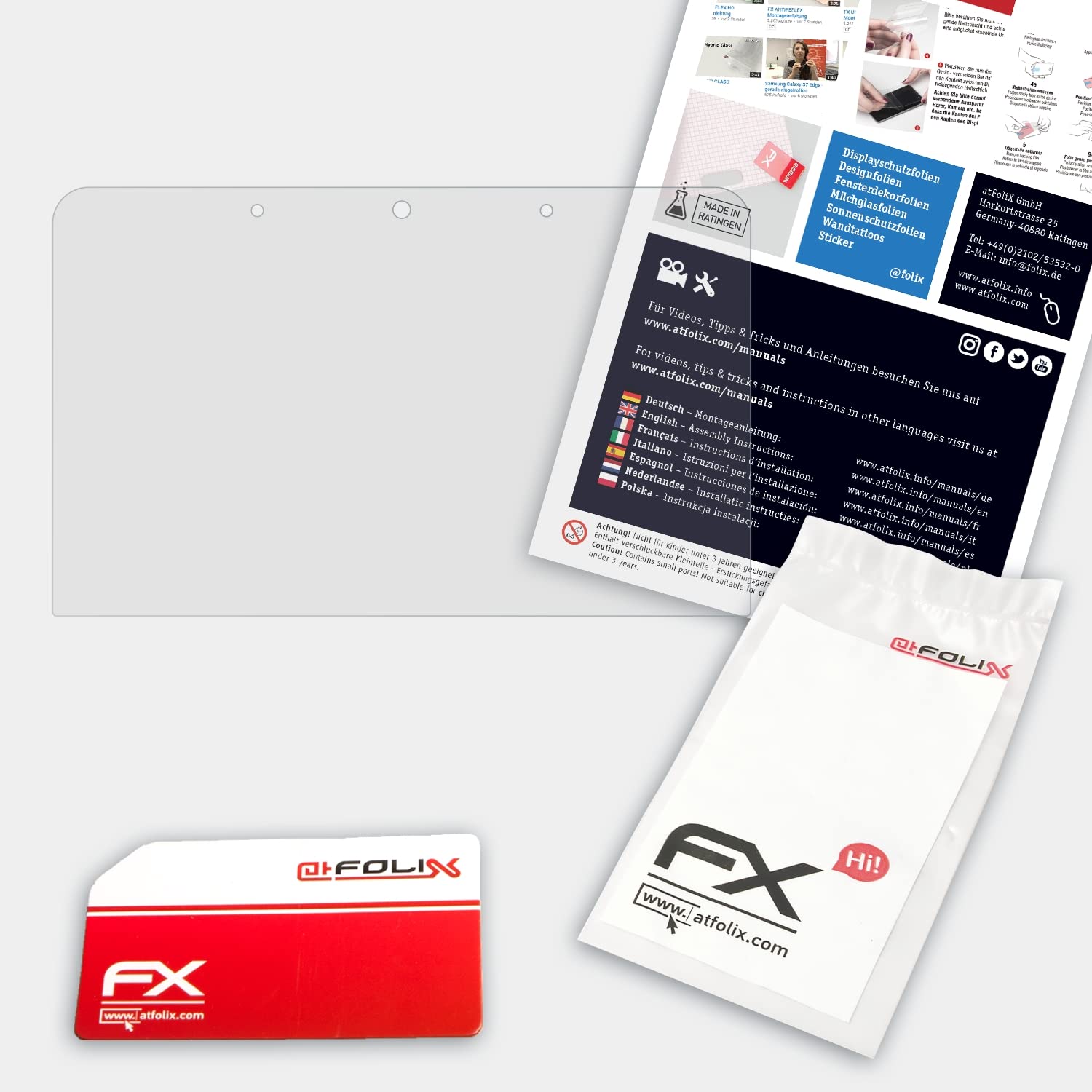 Lenovo Smart Display 7 Screen Protector - Anti-Glare & Shock-Absorbing HD Clear Film | Perfect for Home & Office Smart Display Protection