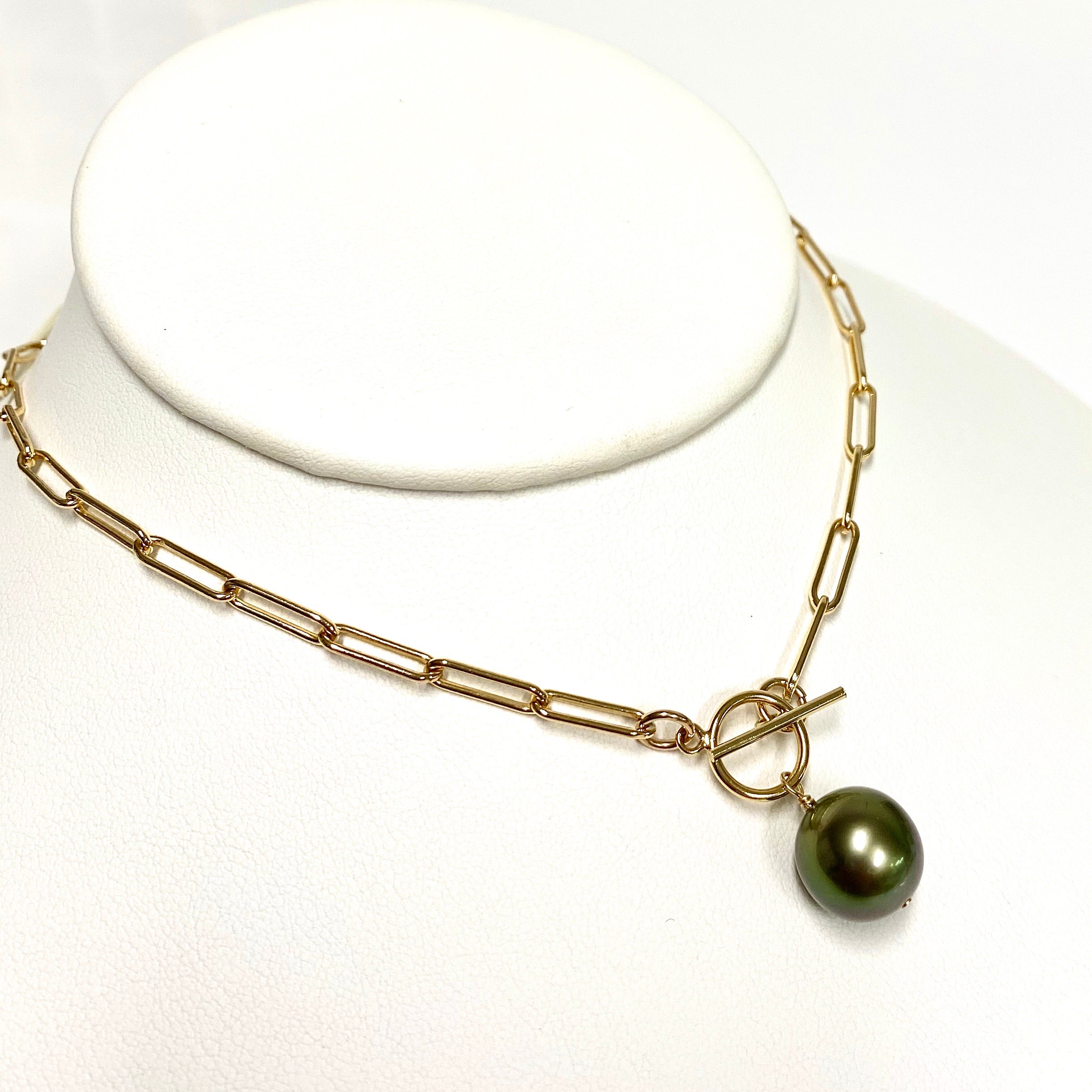 Exquisite ARIELLA Tahitian Pearl Necklace (N337) - Elegant Jewelry for Women, Perfect for Weddings, Parties & Special Occasions