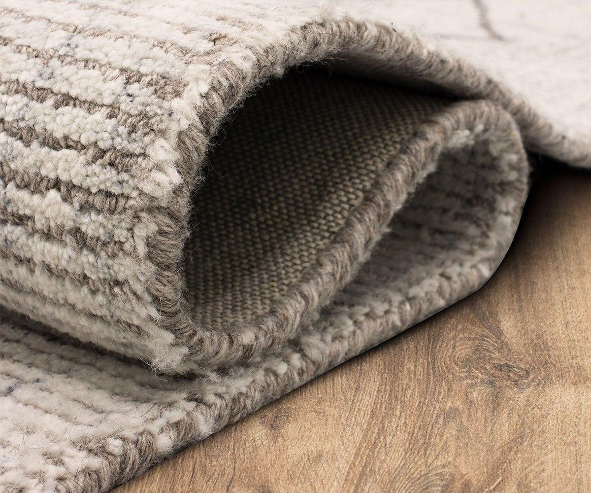 Karastan Tangier Tribal Diamond Rug Runner - Silver | Non-Slip Hallway Runner Rug for Home & Office Decor | Perfect for Entryways, Living Rooms & Bedrooms