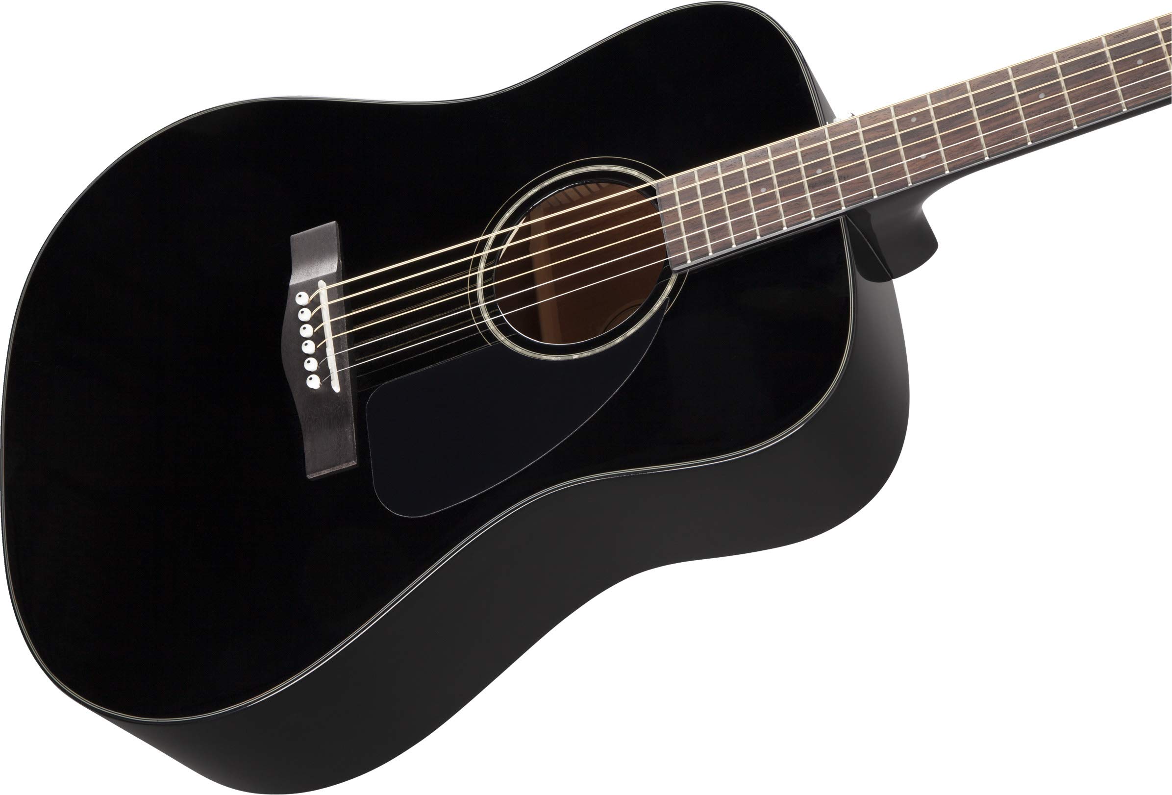 Fender CD-60 Dreadnought Acoustic Guitar Bundle - Black with Hard Case, Strap, Tuner, Strings, Picks & Instructional Materials | Perfect for Beginners, Live Performances & Home Practice